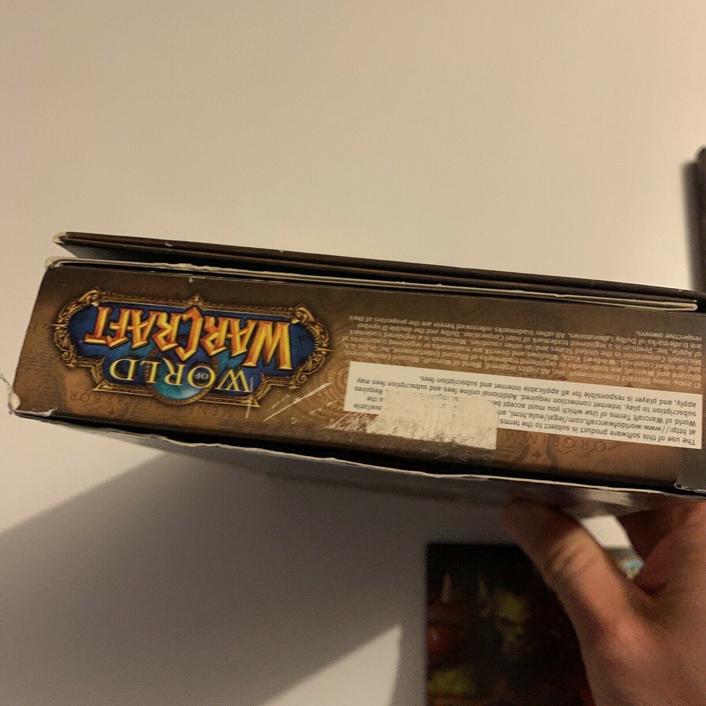 World of Warcraft PC Game Vintage Original Box Manual *Used Key*