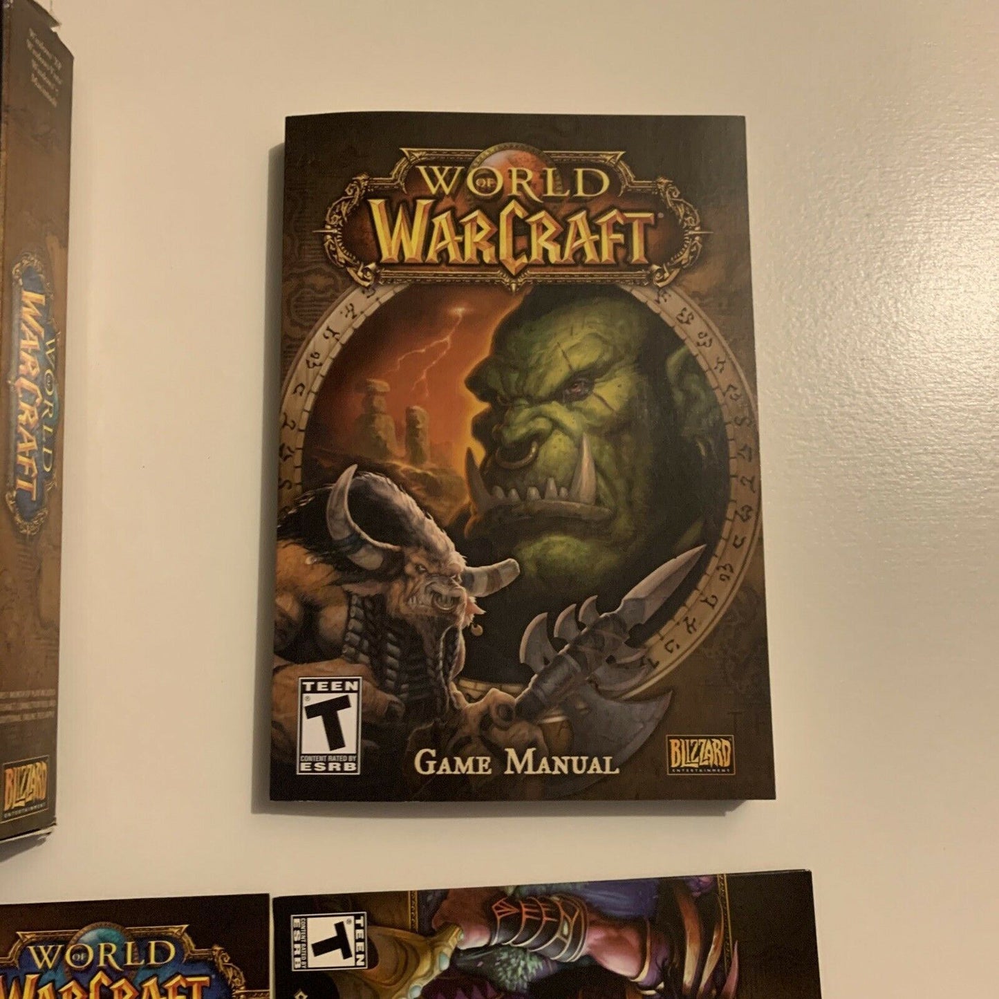 World of Warcraft PC Game Vintage Original Box Manual *Used Key*