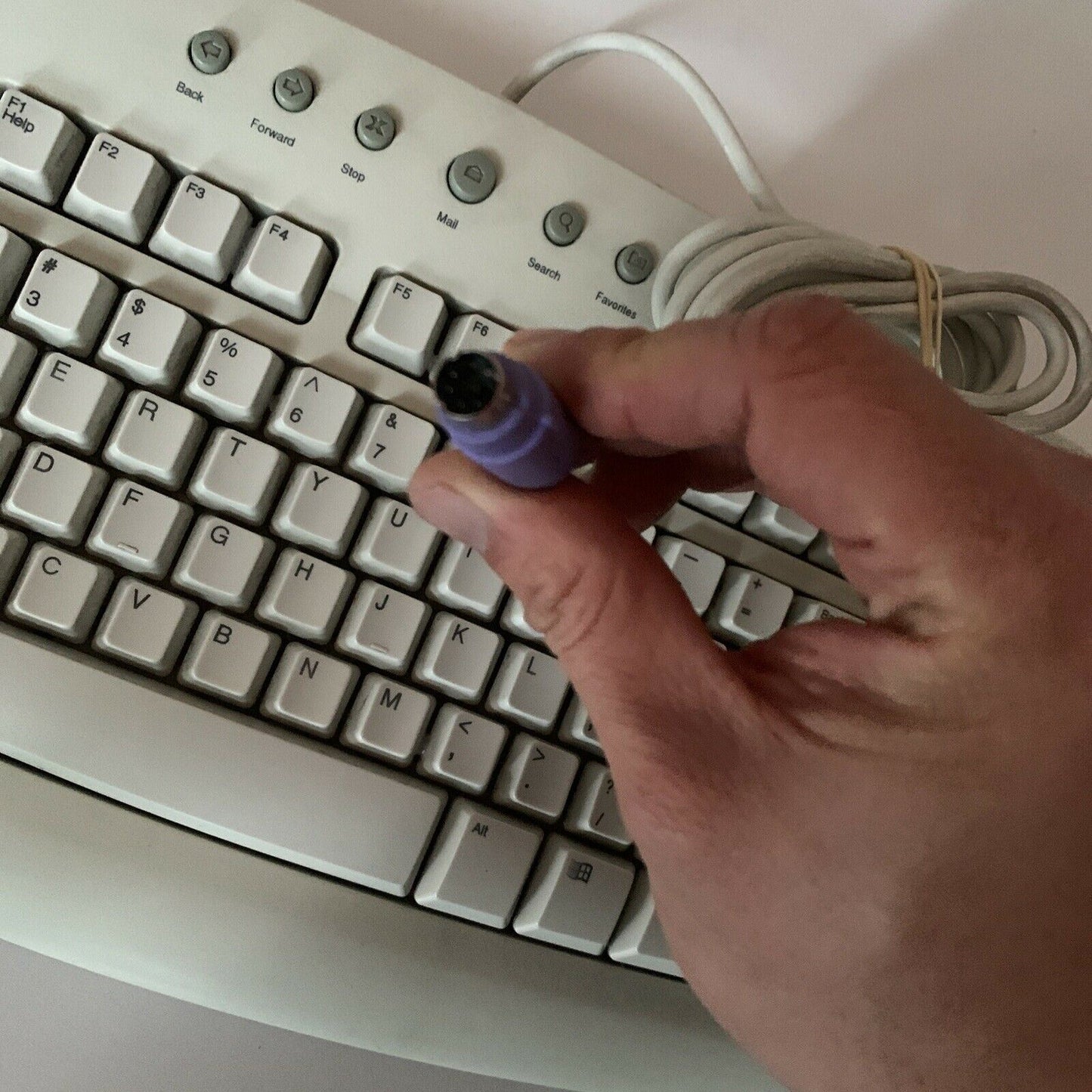 Microsoft Internet Keyboard X08-01243 PS/2 Port