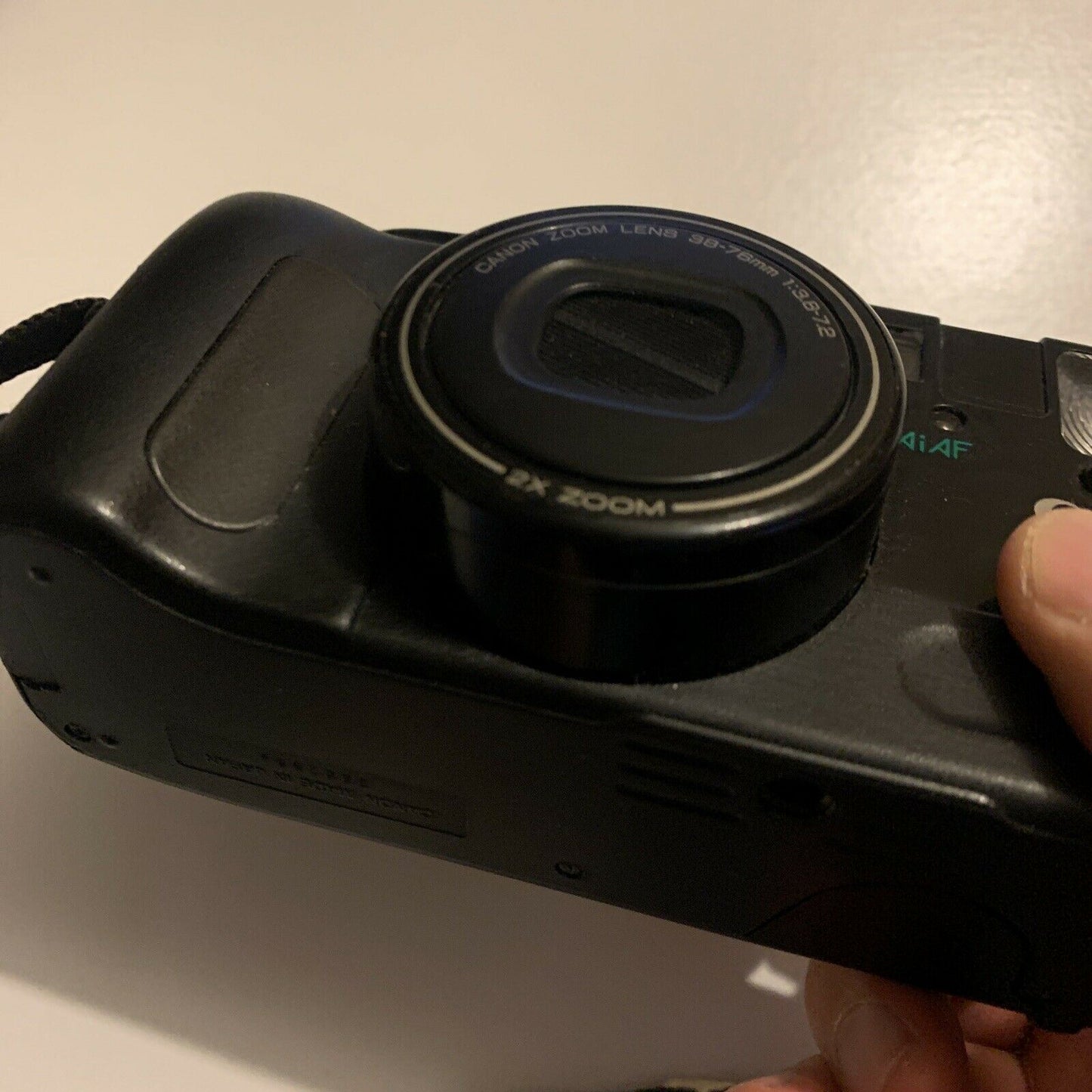 Canon Prima Zoom 76 Film Camera *For Parts Or Repair Only - Broken Battery Lid*