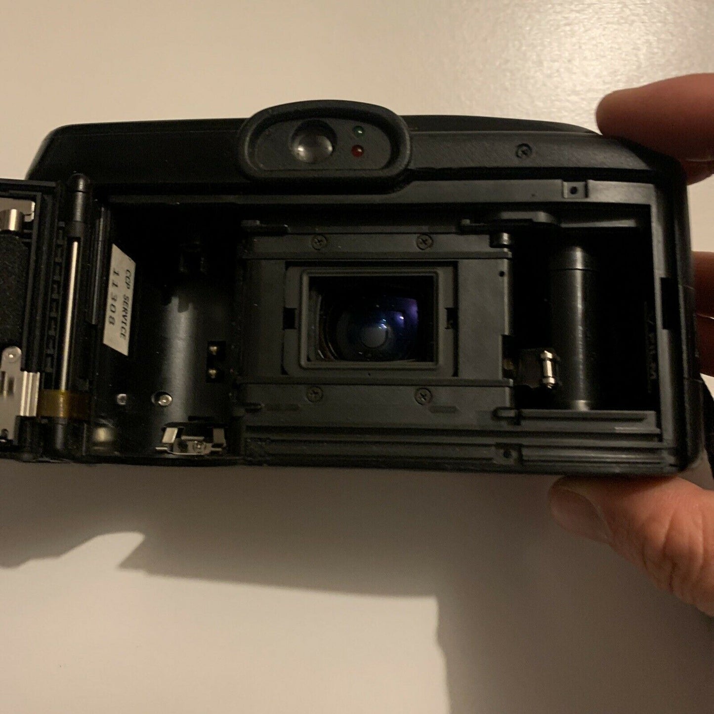 Canon Prima Zoom 76 Film Camera *For Parts Or Repair Only - Broken Battery Lid*
