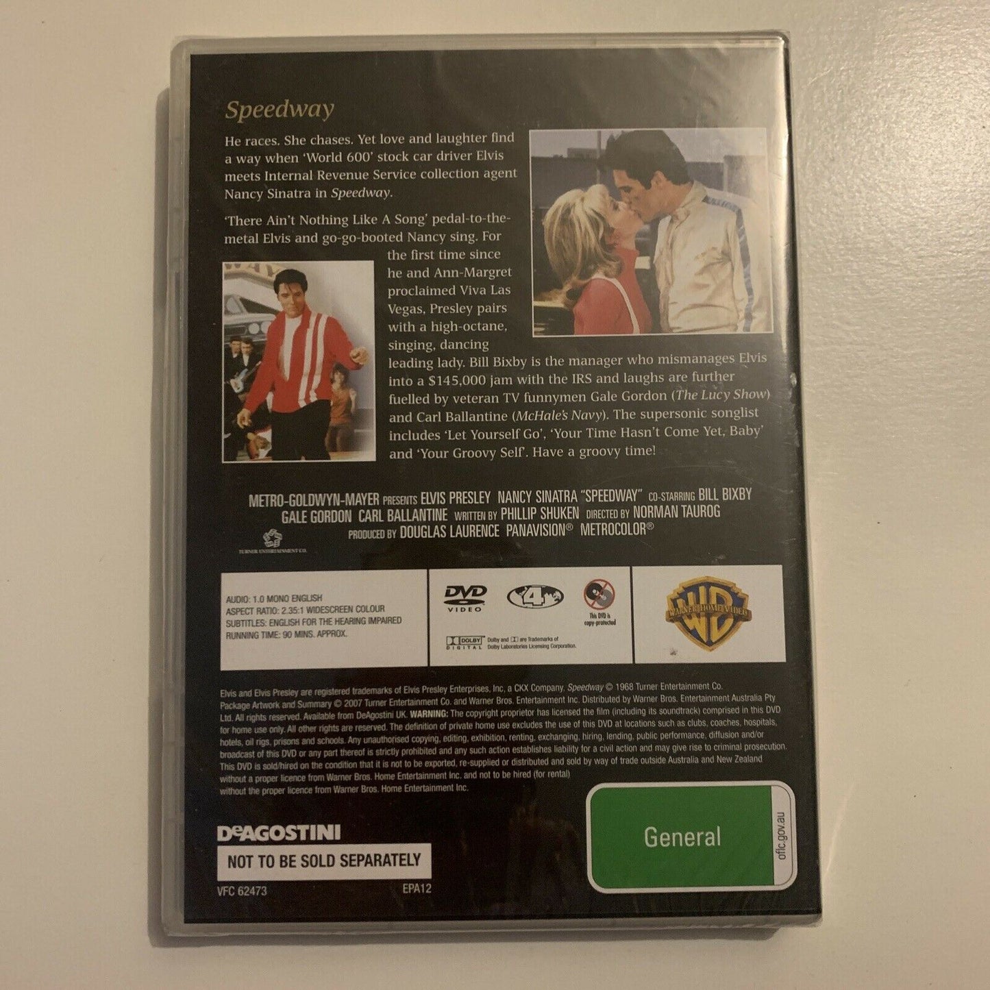 *New Sealed* Elvis Presley: Speedway (DVD, 1968) Nancy Sinatra. Region 4