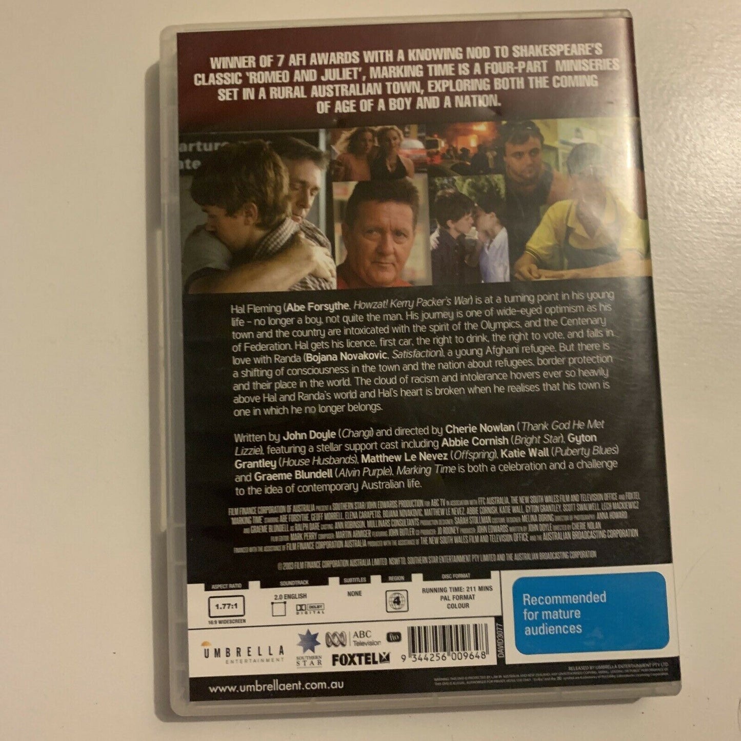 Marking Time (DVD, 2003, 2-Disc) Bojana Novakovic, Abe Forsythe. Region 4