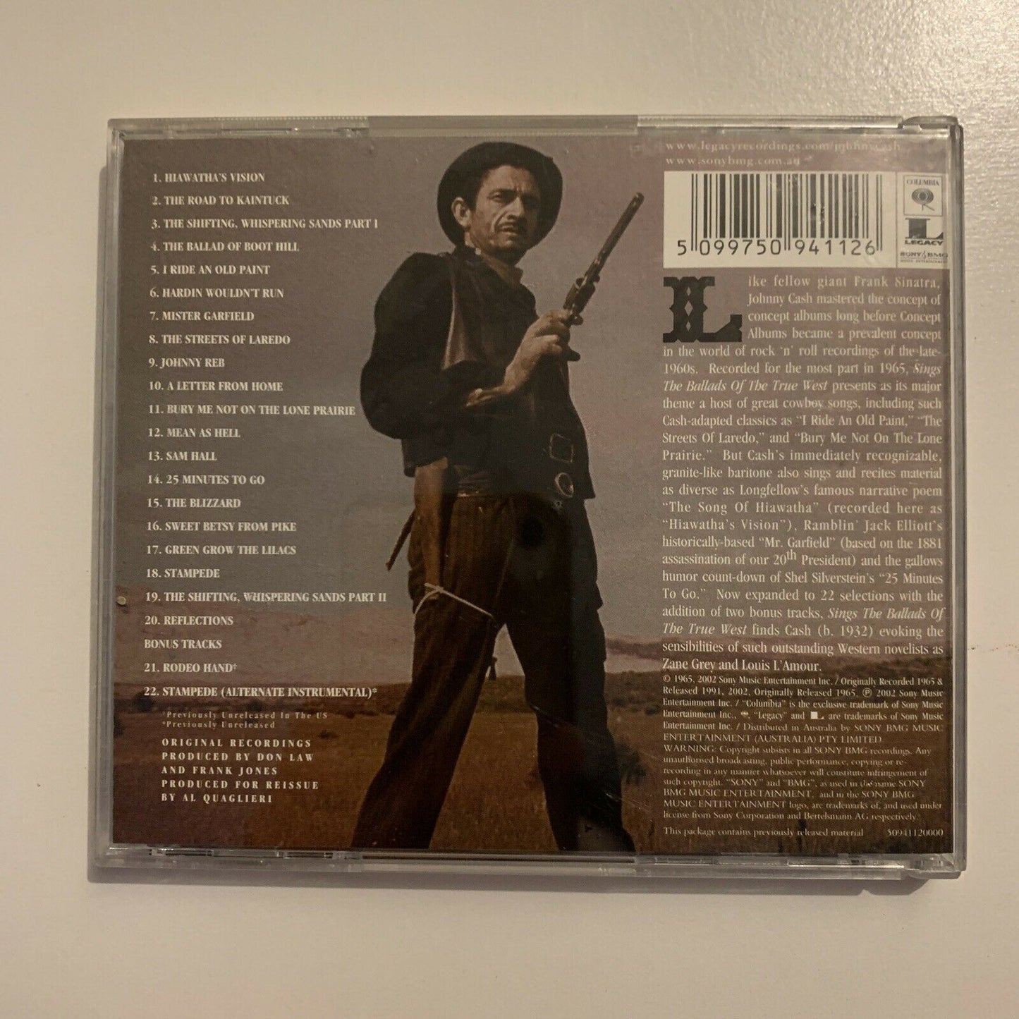Sings the Ballads of the True West by Johnny Cash (CD, Mar-2006, Sony Music