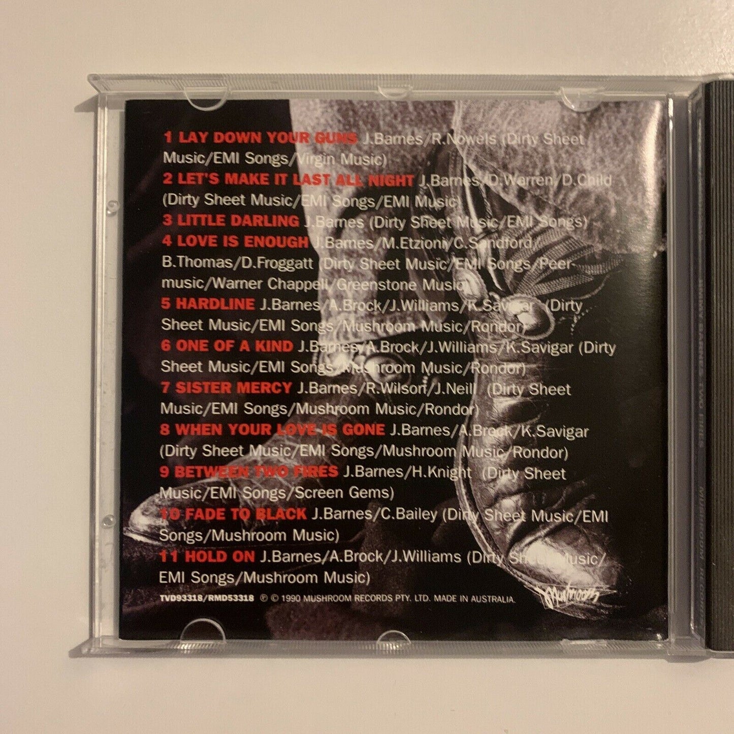 JIMMY BARNES Two Fires (CD, 1990)