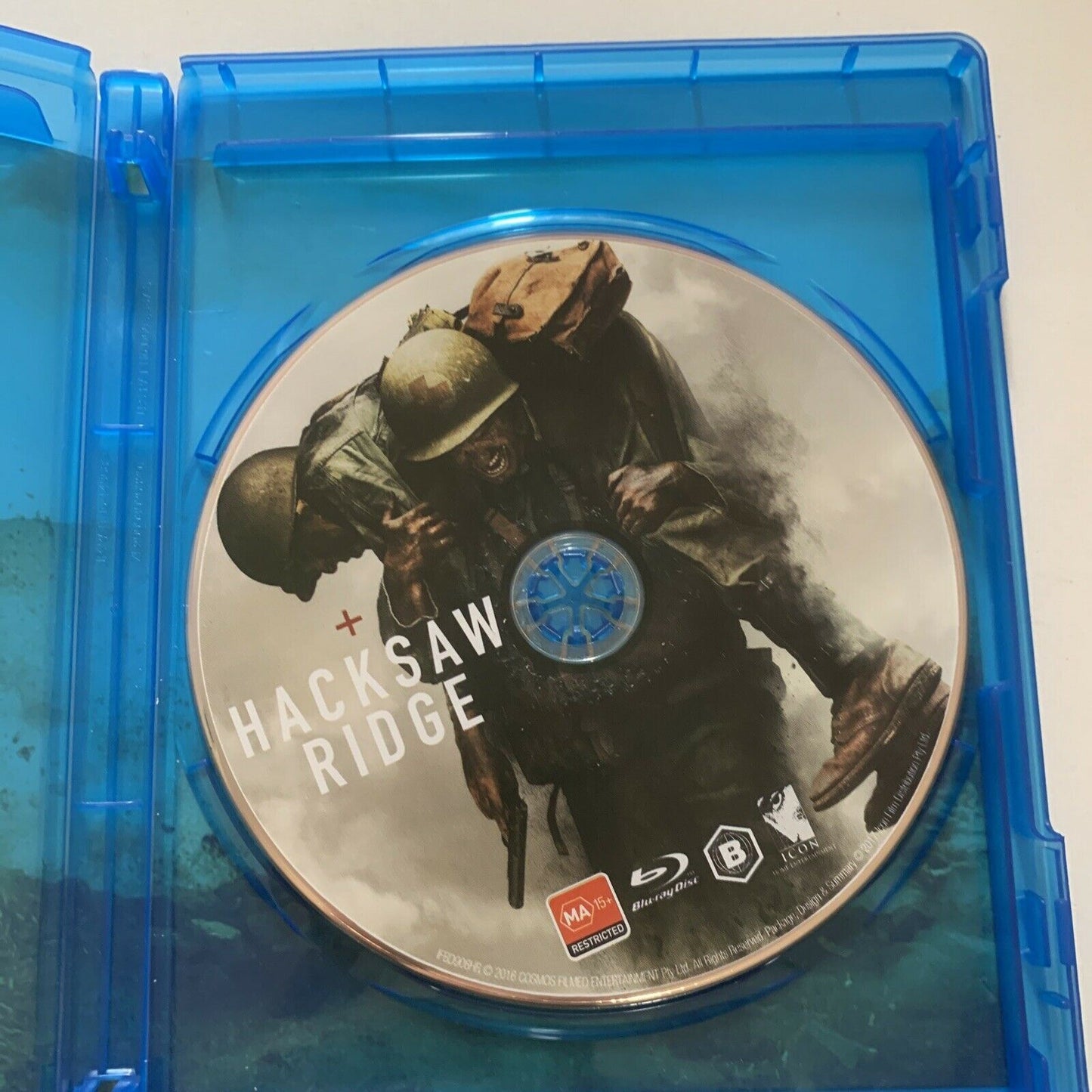 Hacksaw Ridge (Bluray, 2016) Andrew Garfield, Mel Gibson. Region B
