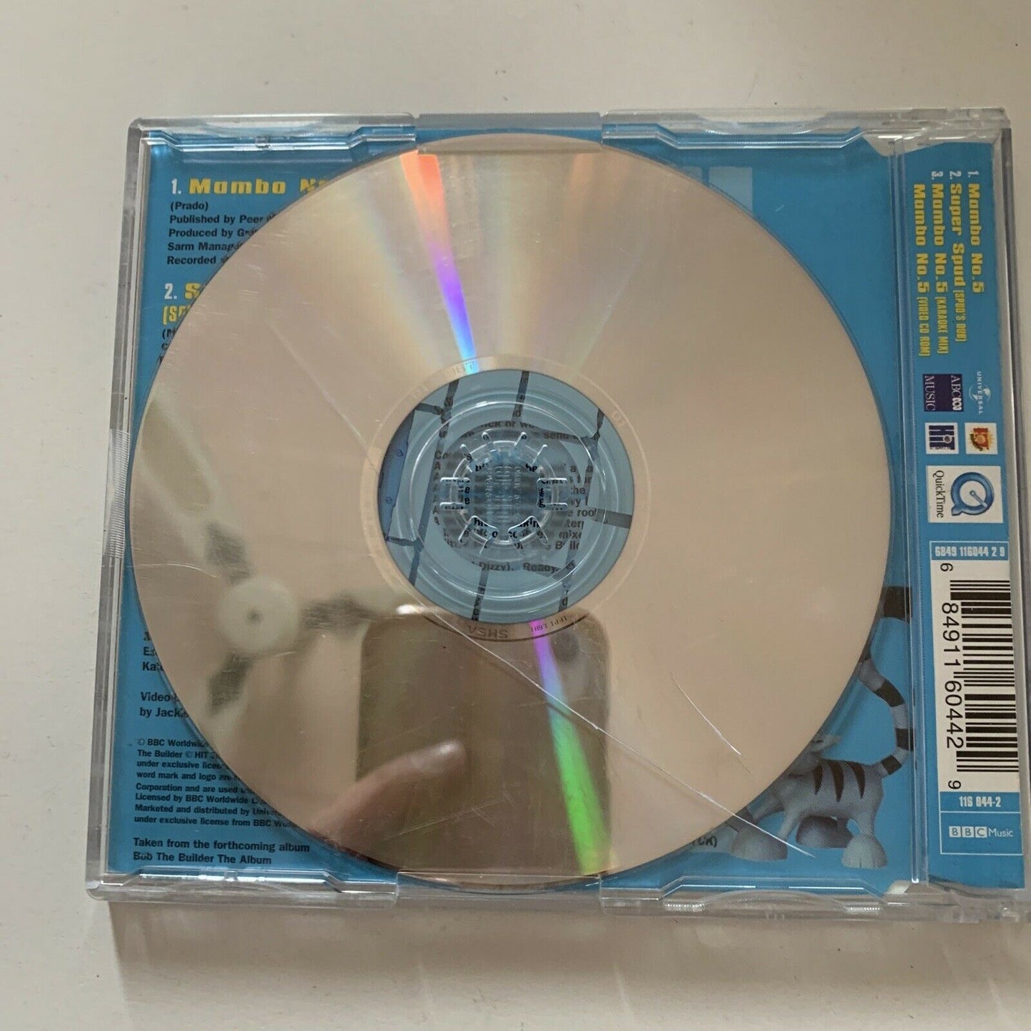 Bob The Builder - Mambo No 5 - CD With CD Rom Video