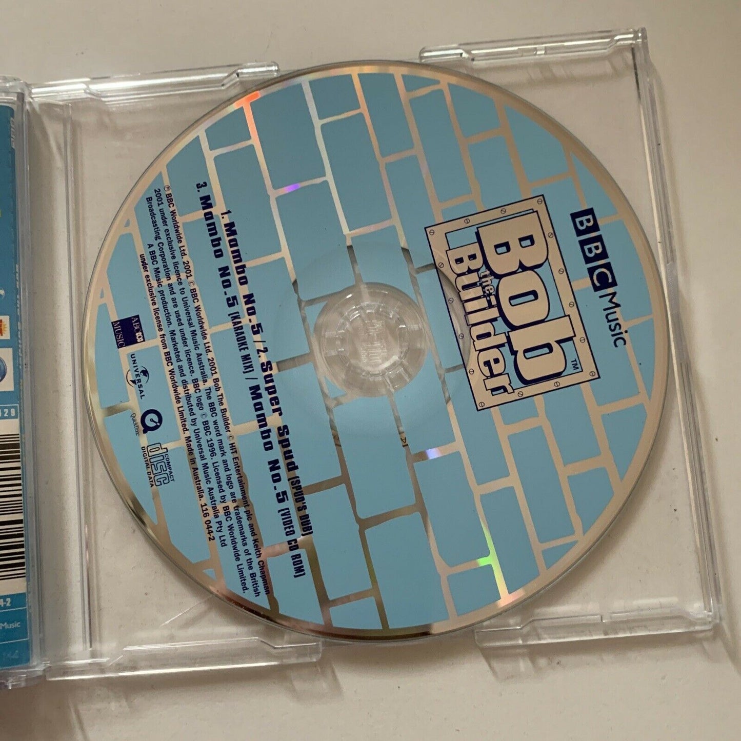 Bob The Builder - Mambo No 5 - CD With CD Rom Video