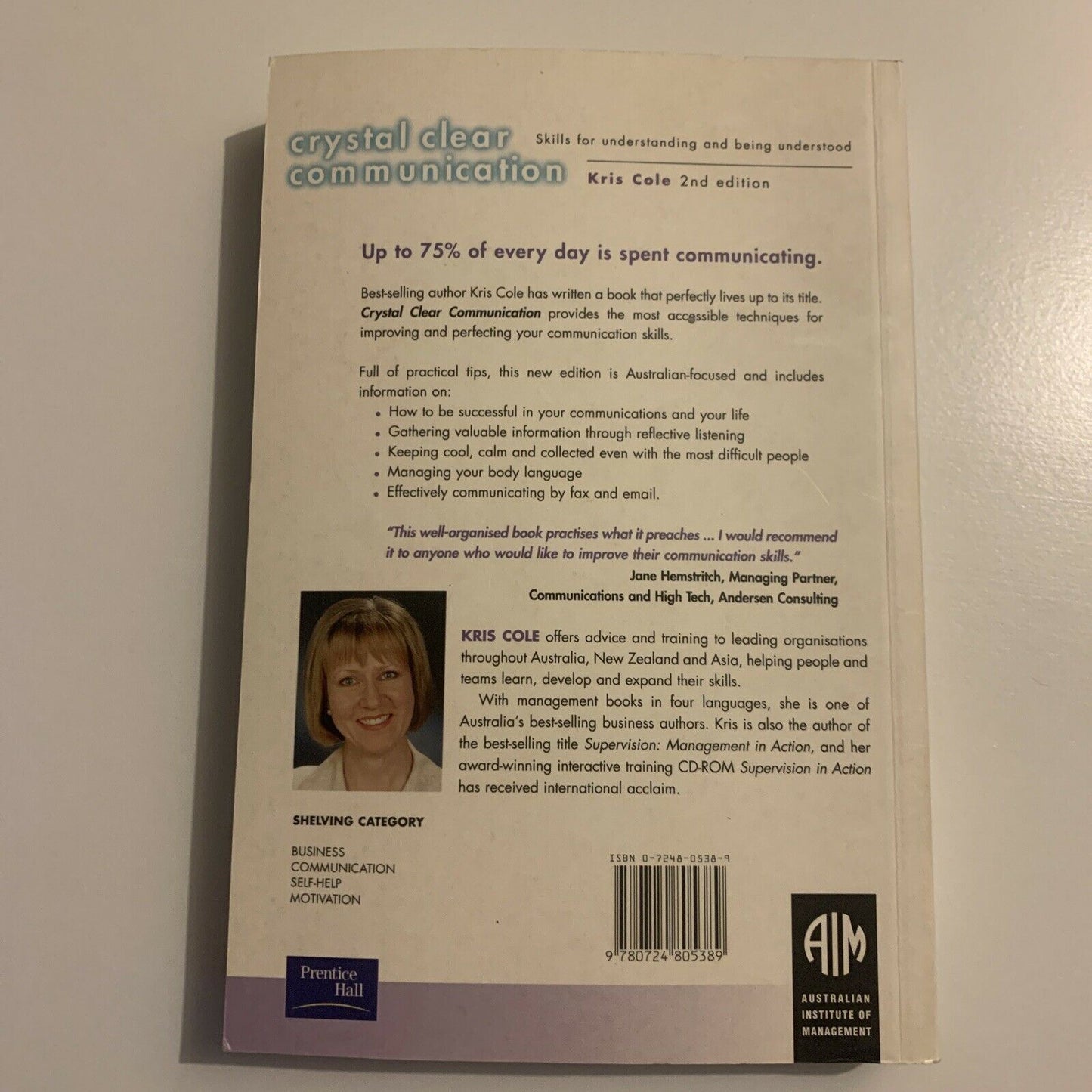 Crystal Clear Communication - Skills For Understanding By Kris Cole