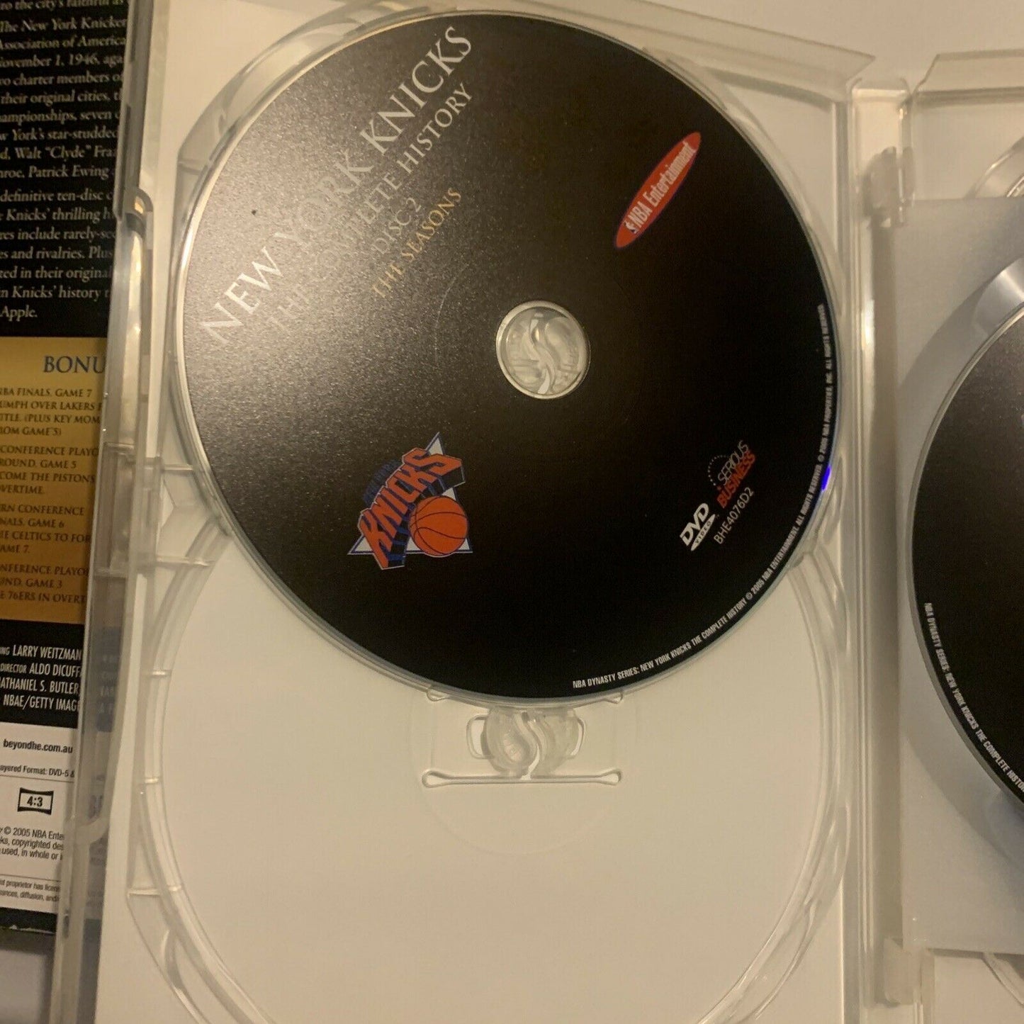 *Missing 1 Disc* NBA Dynasty Series: New York Knicks (DVD, 2005, 10-Disc)