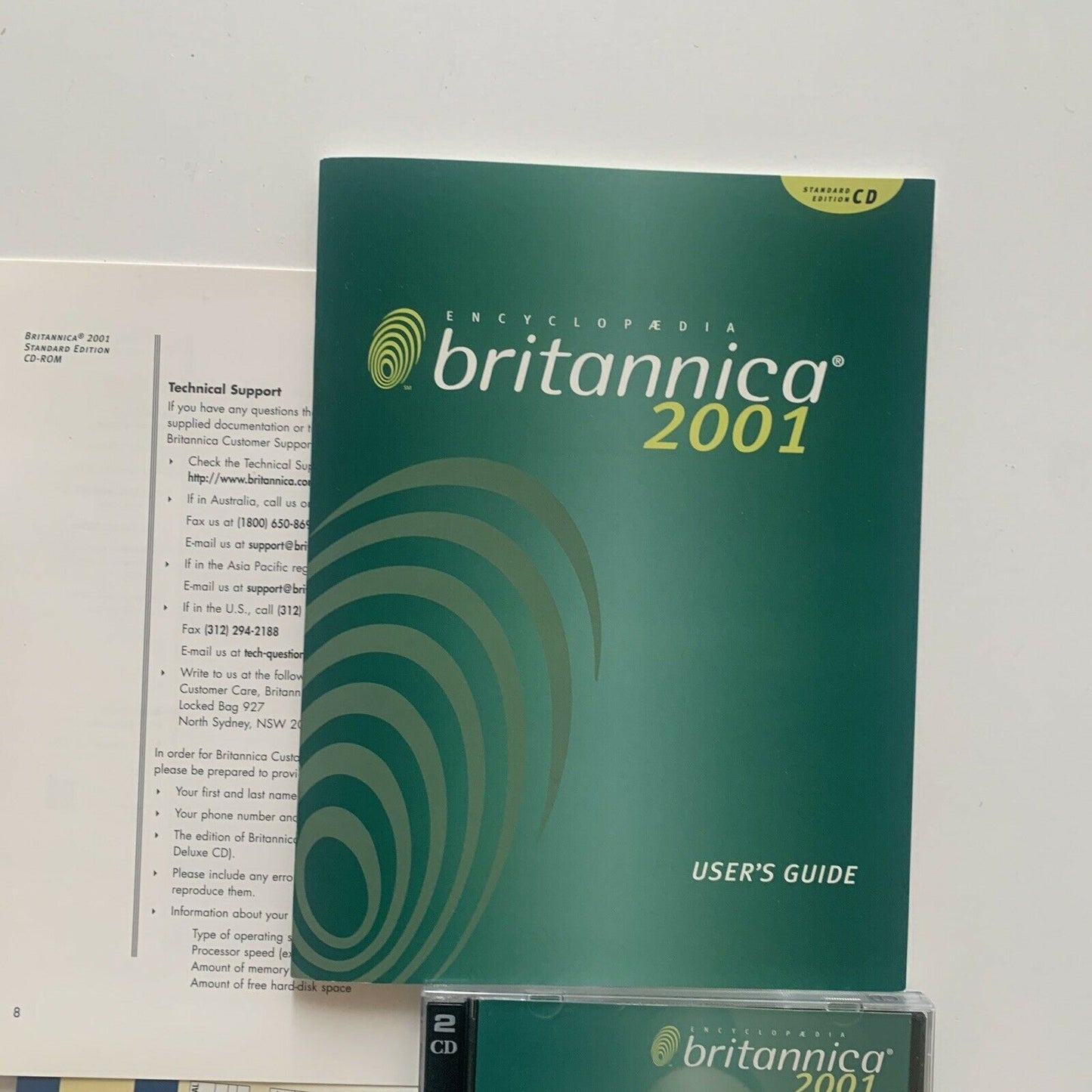 Encyclopaedia Britannica 2001 PC CDROM With Box