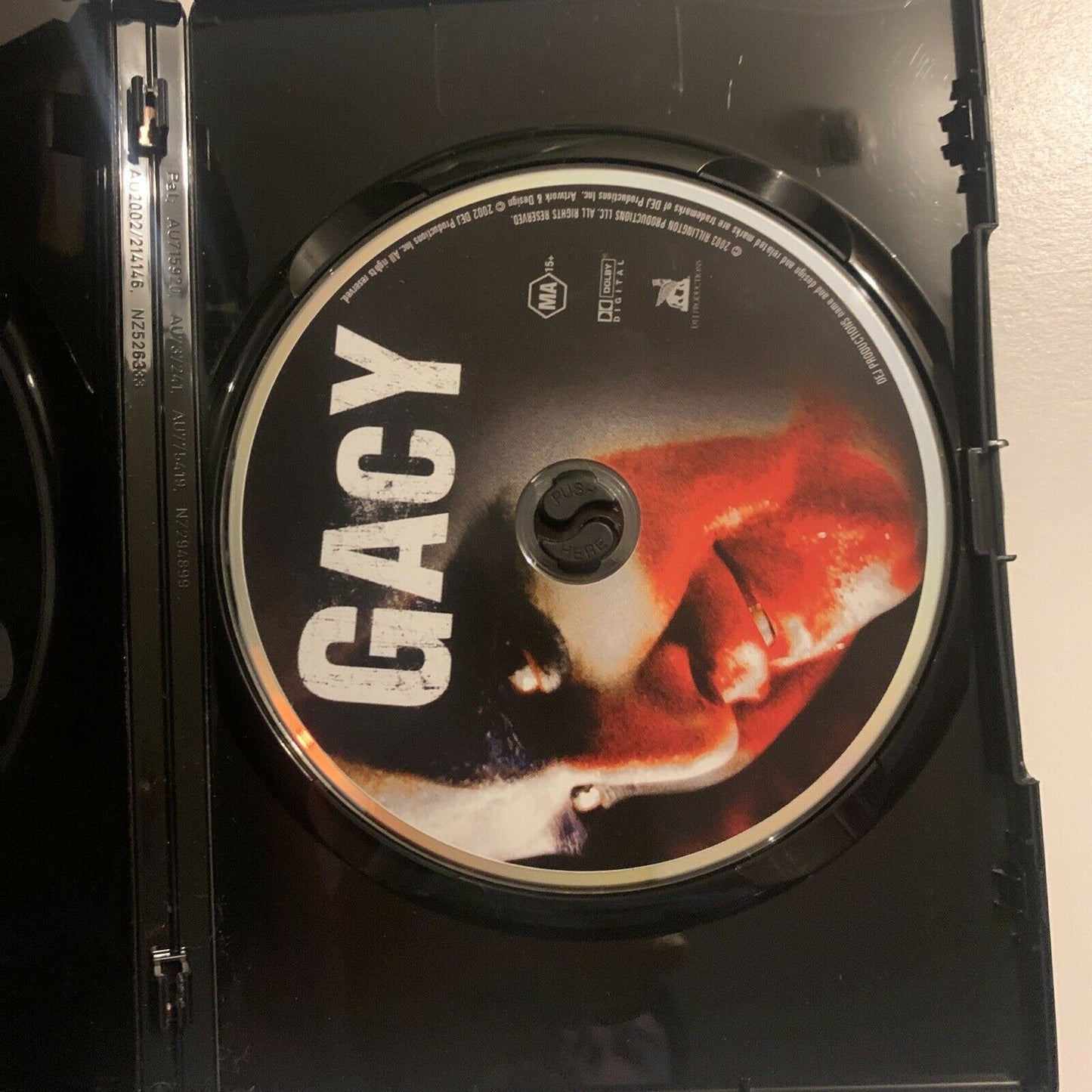Gacy (DVD, 2003) Mark Holton, Adam Baldwin. Region 4