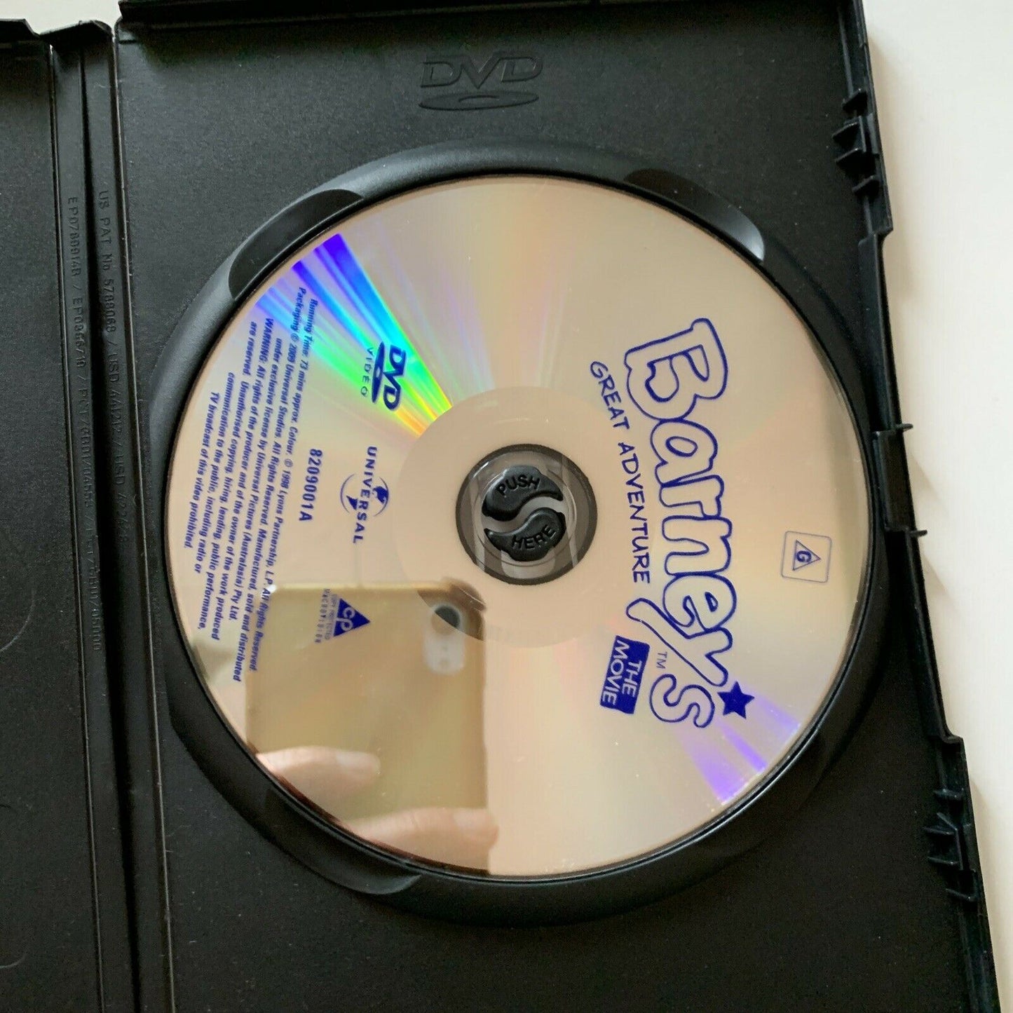 Barney's Great Adventure (DVD, 1998) Region 4&2