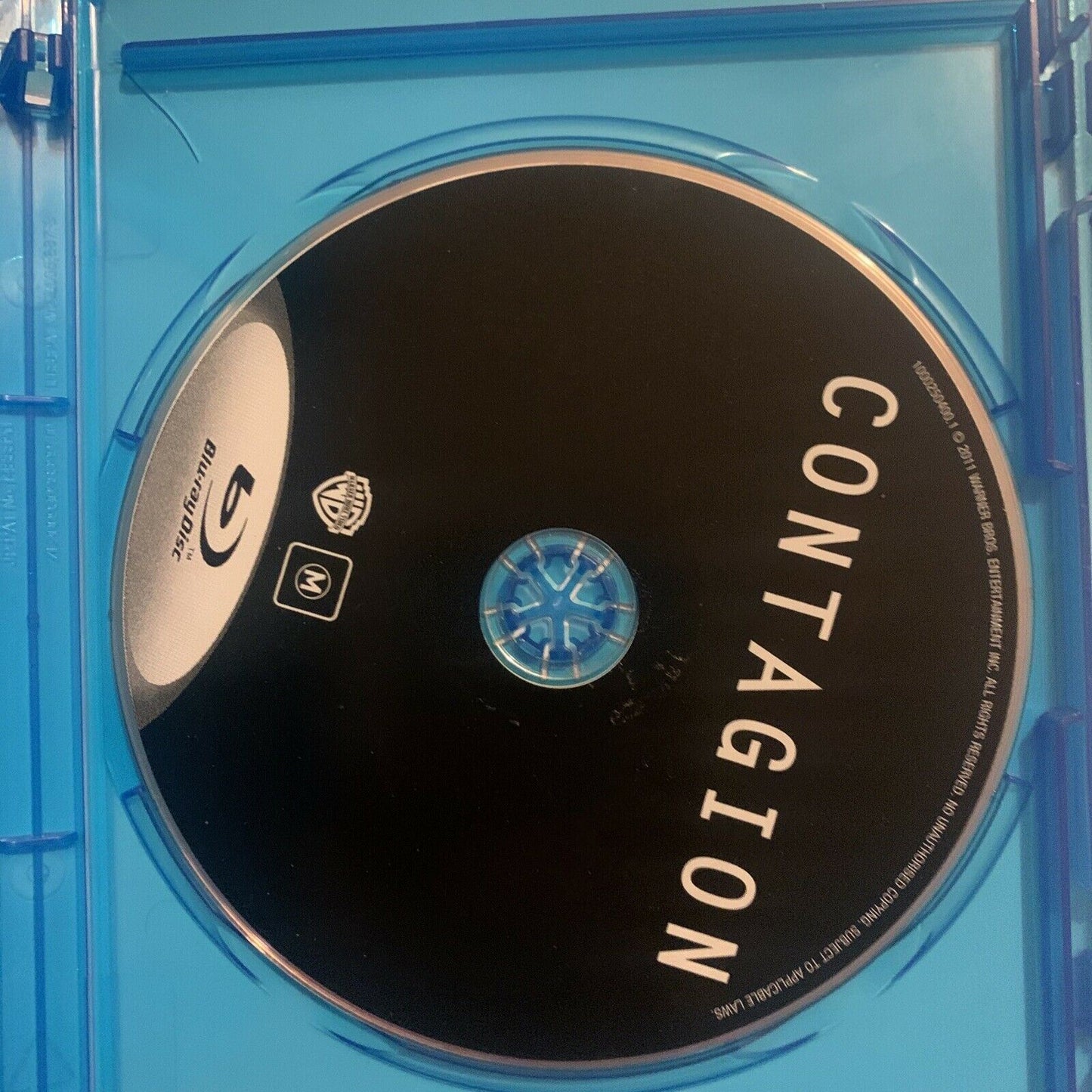 Contagion (Blu-ray, 2012) Matt Damon, Laurence Fishburne. Region B