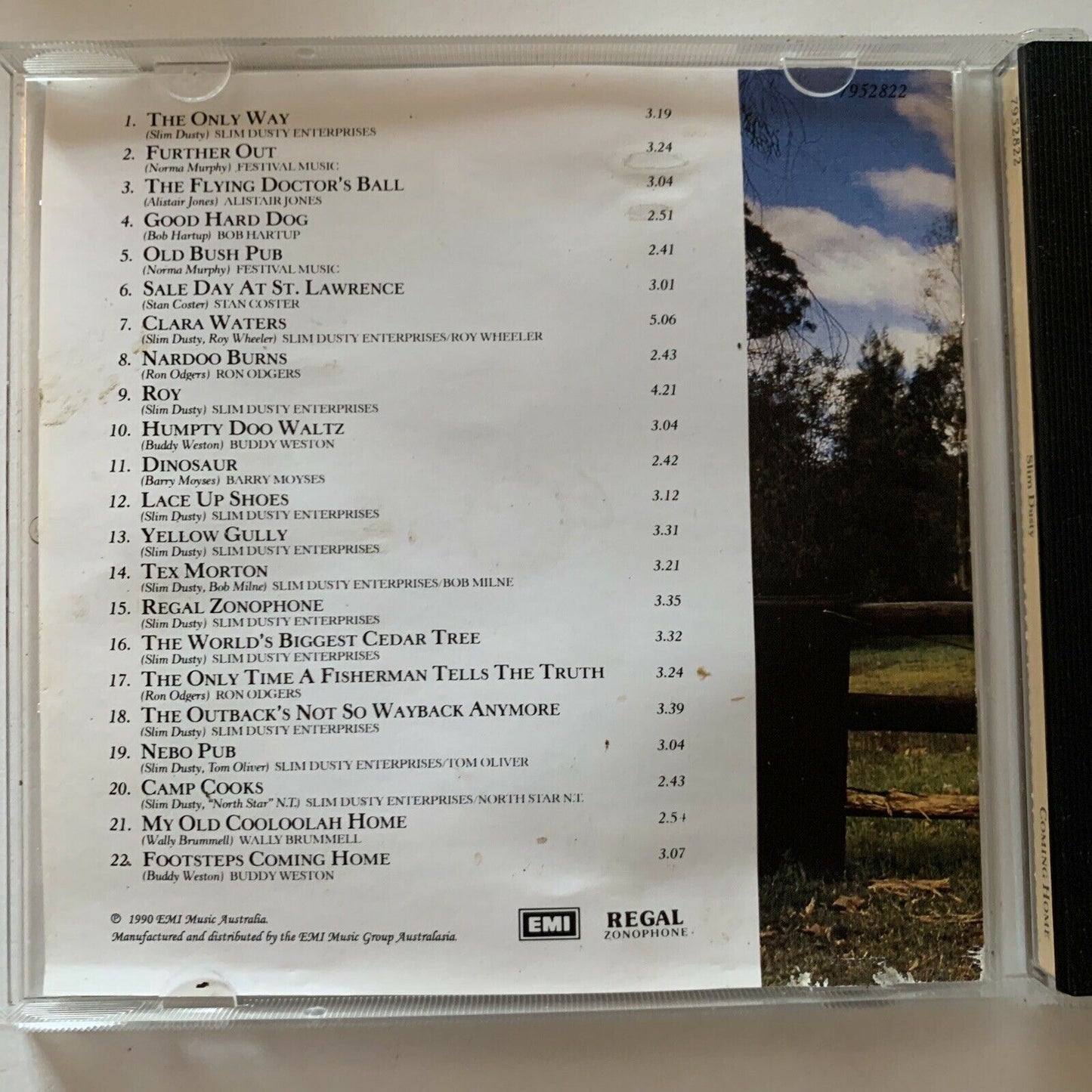 Coming Home by Slim Dusty (CD, 1990, EMI)