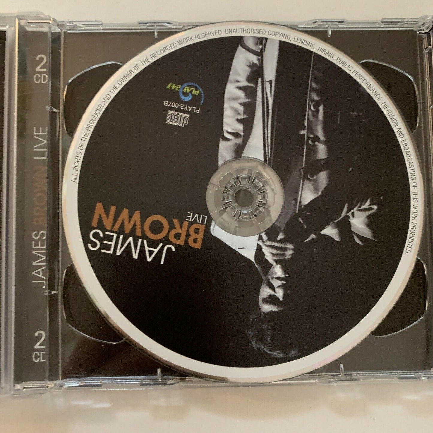 James Brown Live - Greatest Hits Compilation including remixes CD 2-Disc