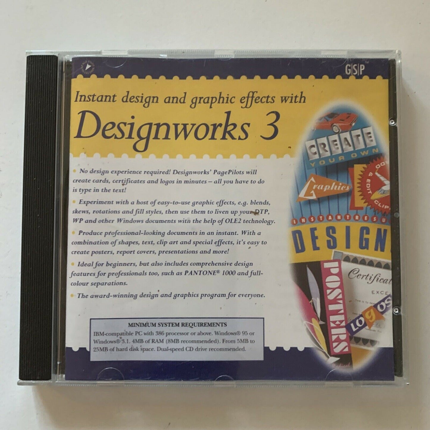 Designworks 3 PC CDROM GSP 1995