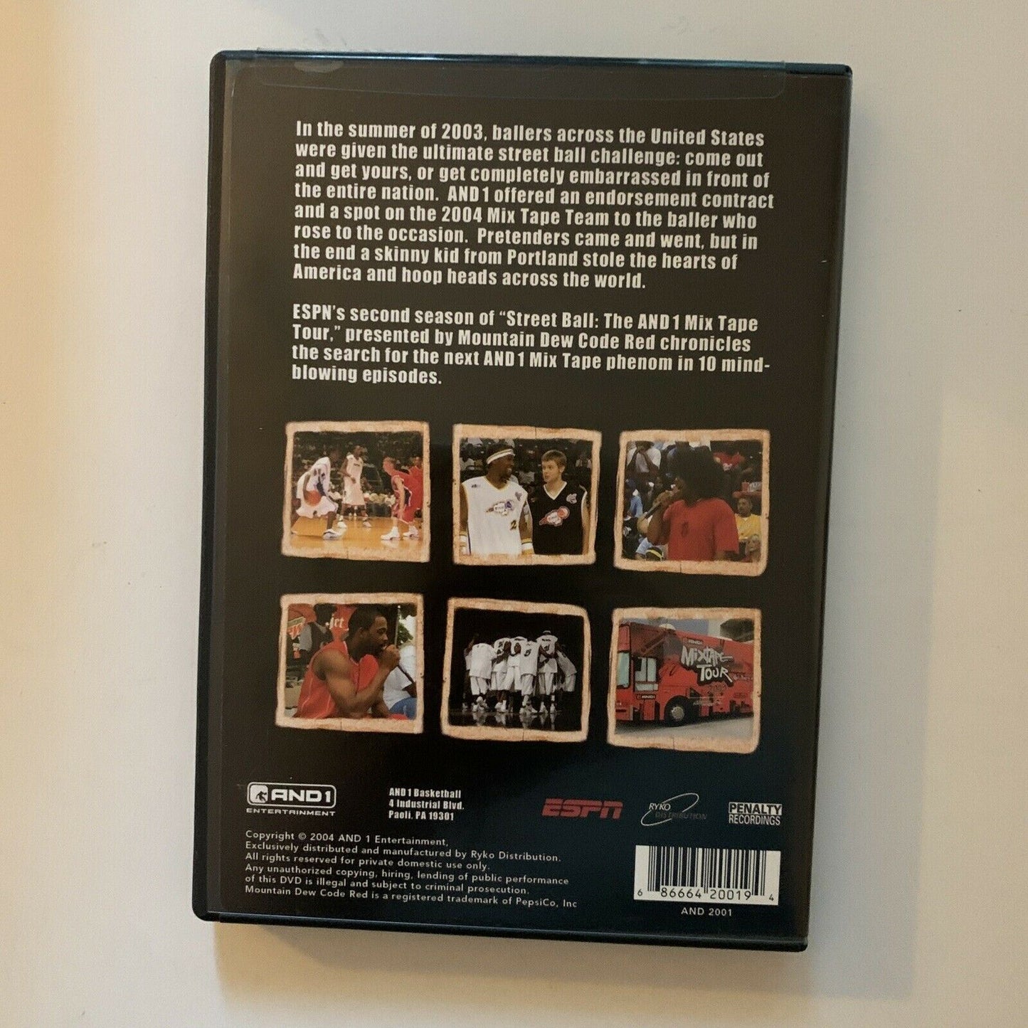 Street Ball: The And 1 Mix Tape Tour - Season 2 (DVD, 2004) All Regions