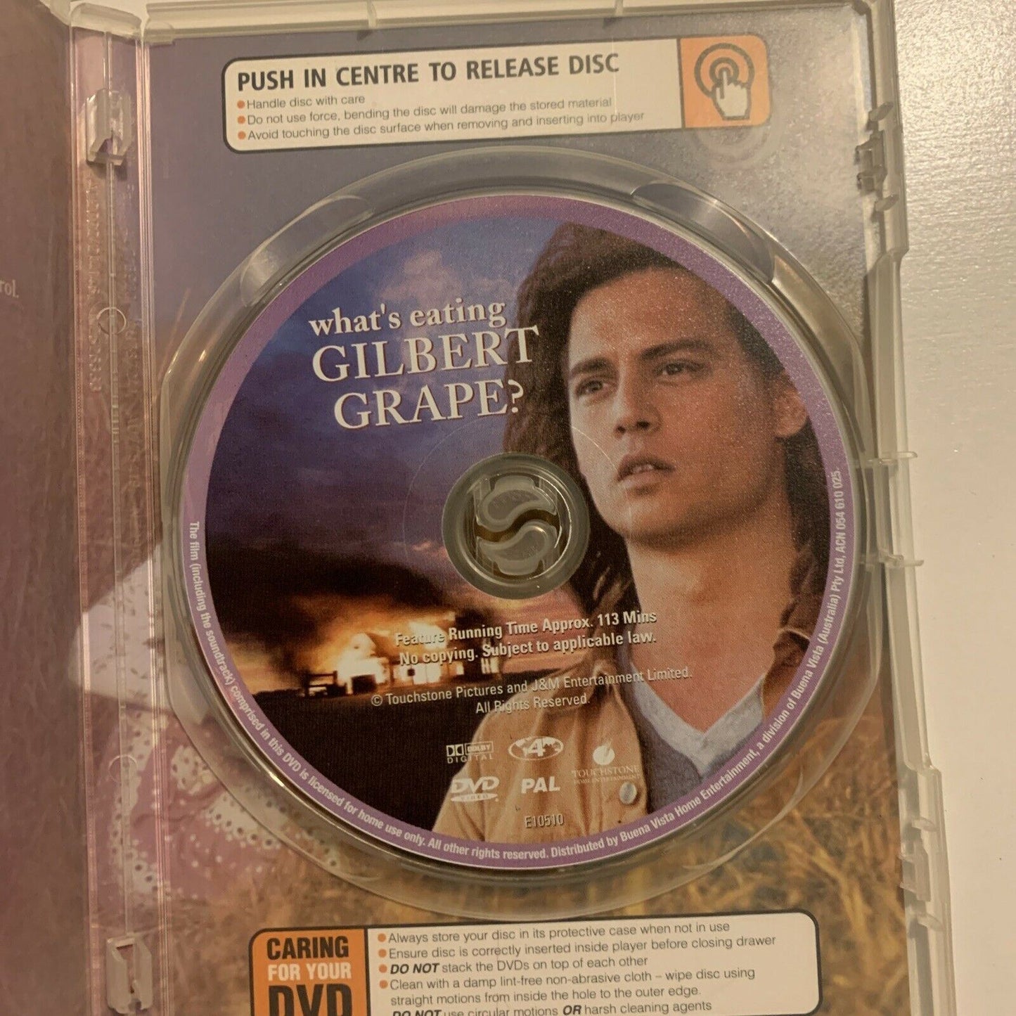 What's Eating Gilbert Grape? (DVD, 1993) Johnny Depp, Leonardo DiCaprio Region