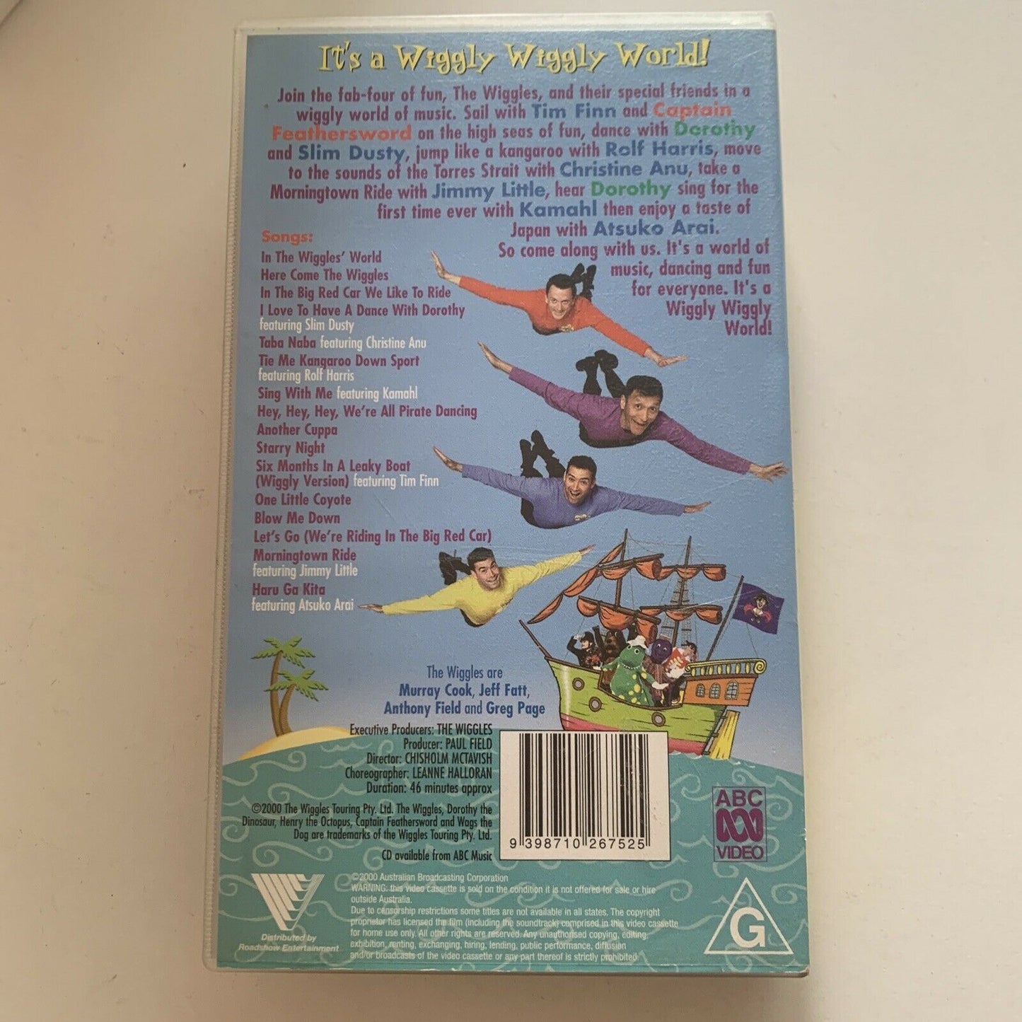 The Wiggles - Its a Wiggle Wiggly World (VHS, 2000) PAL