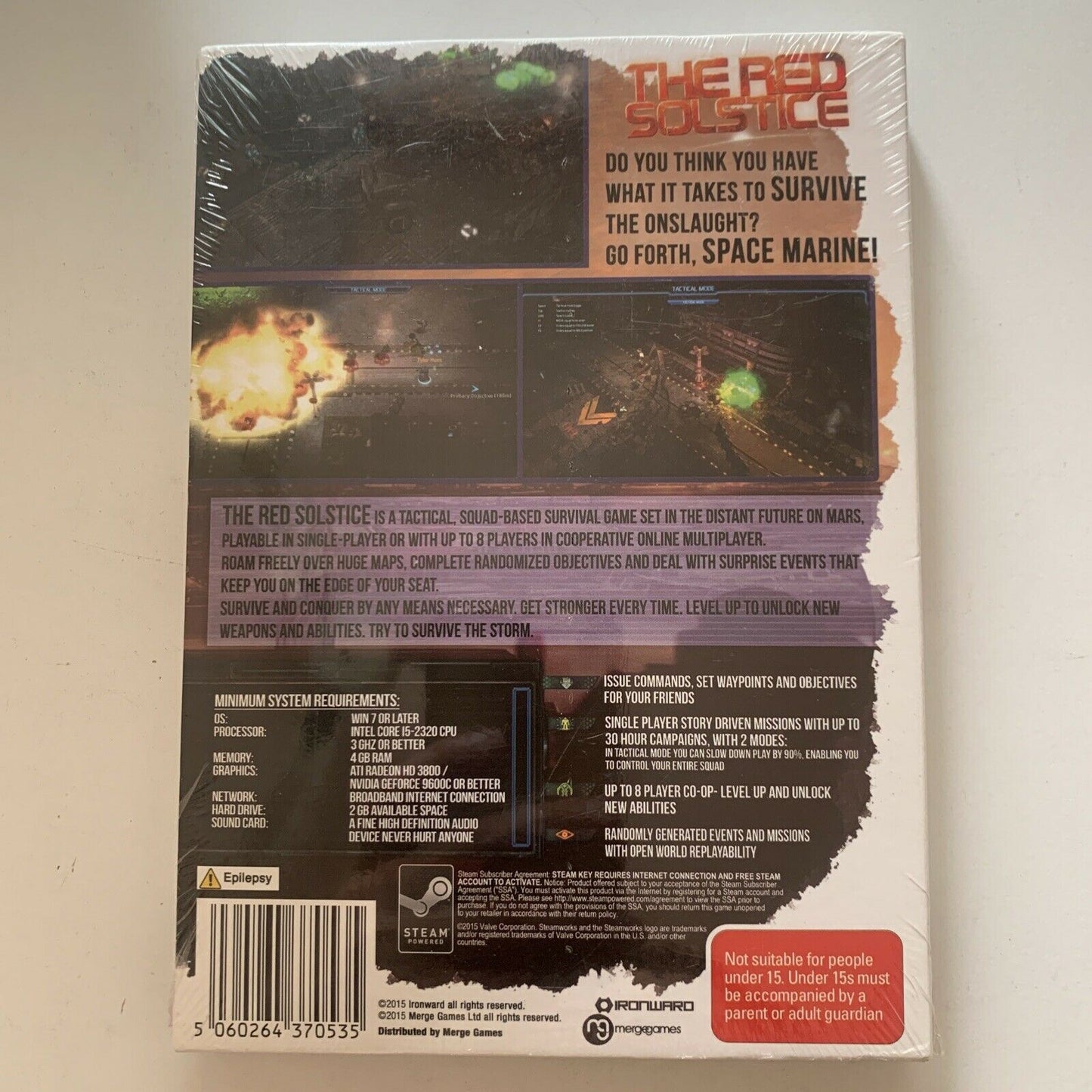 *New Sealed* The Red Solstice PC CDROM