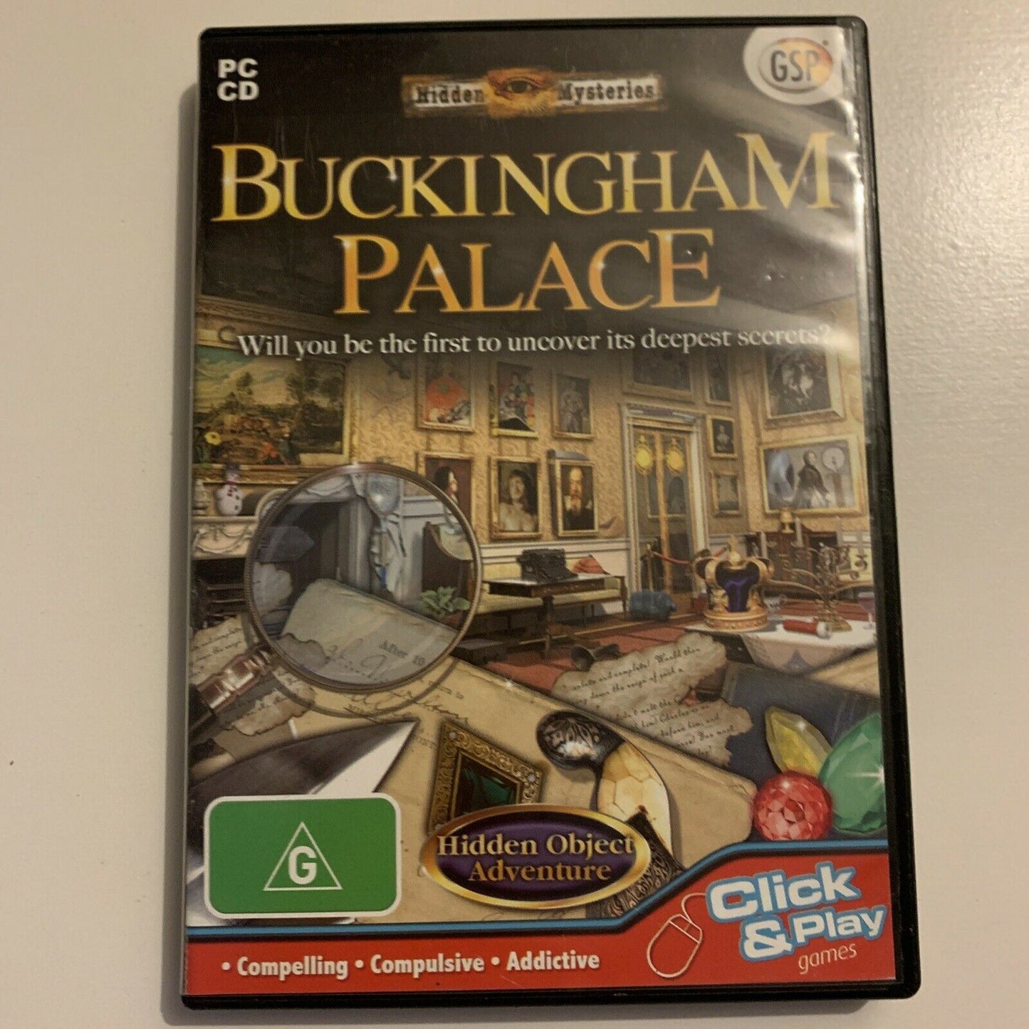 Hidden Mysteries: Buckingham Palace - Hidden Object Game PC CDROM