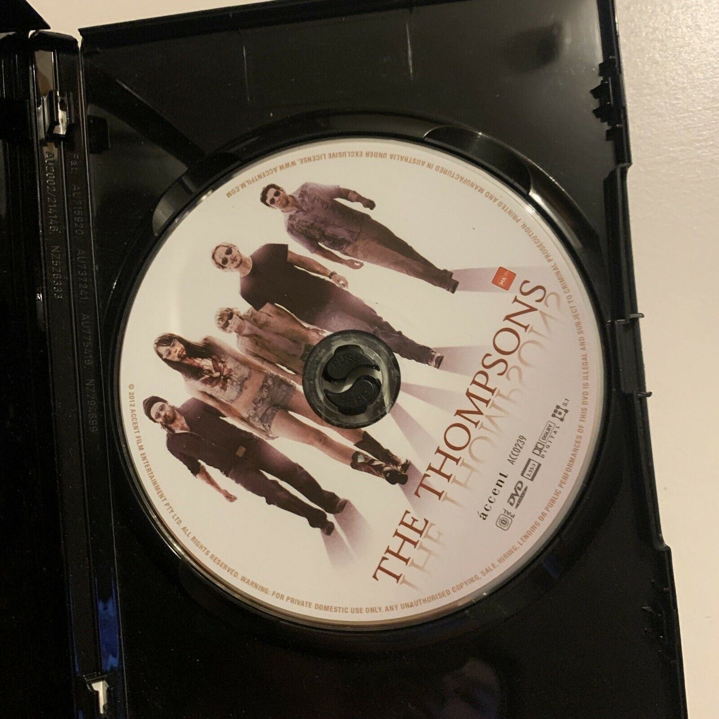 The Thompsons (DVD, 2012) Cory Knauf, Elizabeth Henstridge, All Regions
