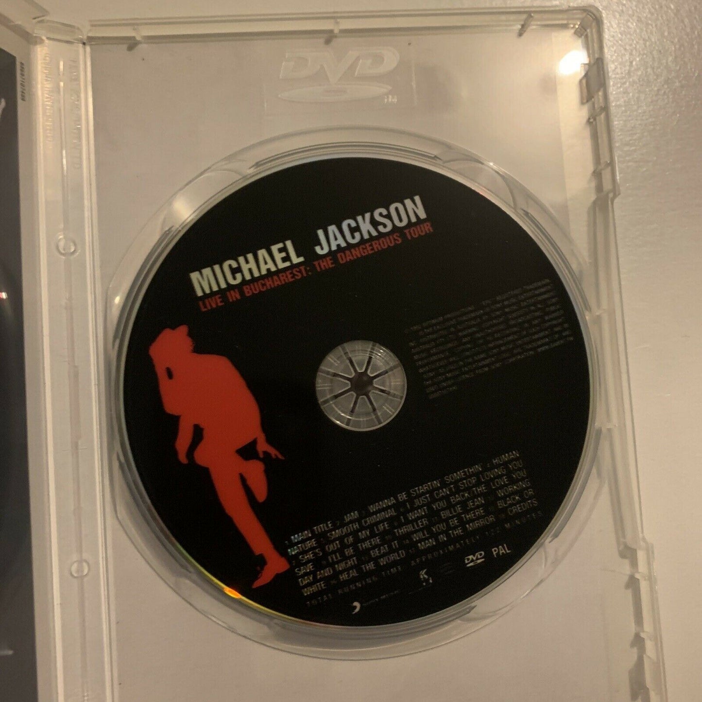 Michael Jackson - Live In Bucharest - The Dangerous Tour (DVD, 2007) All Regions