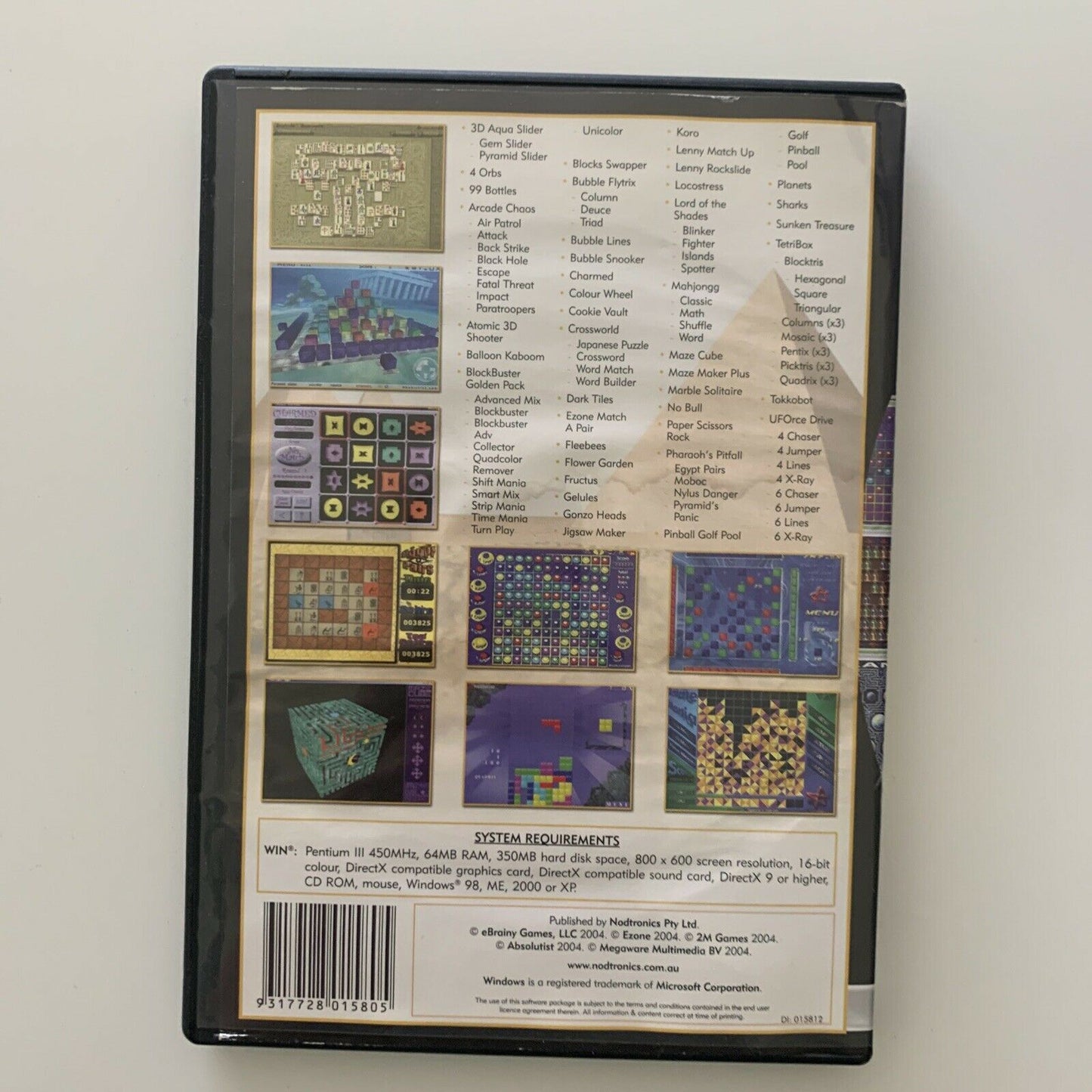 101 Puzzle & Logic Games - Nodtronics Full Version - PC, 2004 CDROM