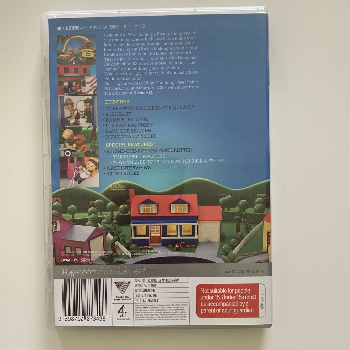 Rick & Steve: The Happiest Gay Couple In The World - Series1 (DVD, 2007) Region4