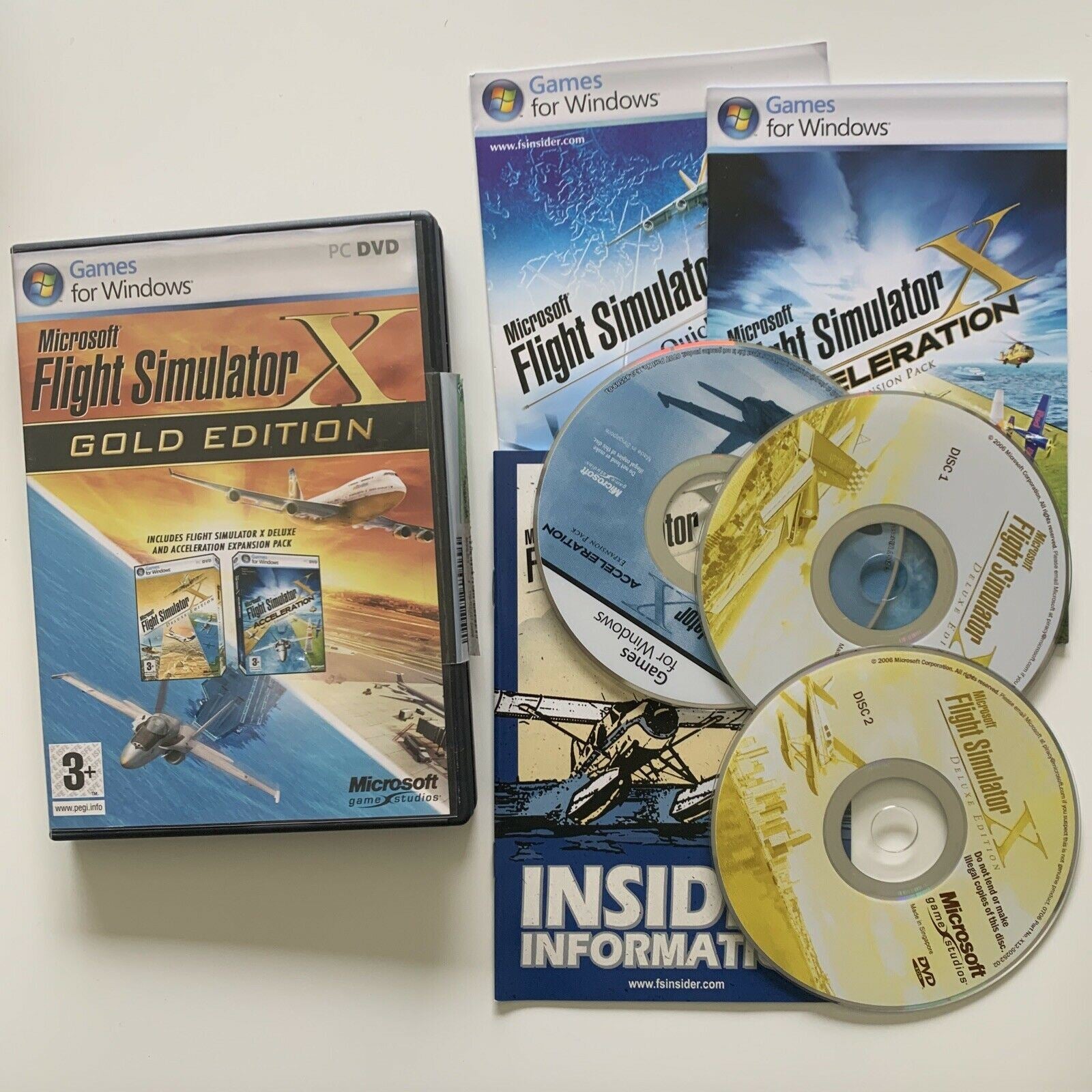 Microsoft Flight Simulator X Gold Edition Deluxe + Acceleration Expa