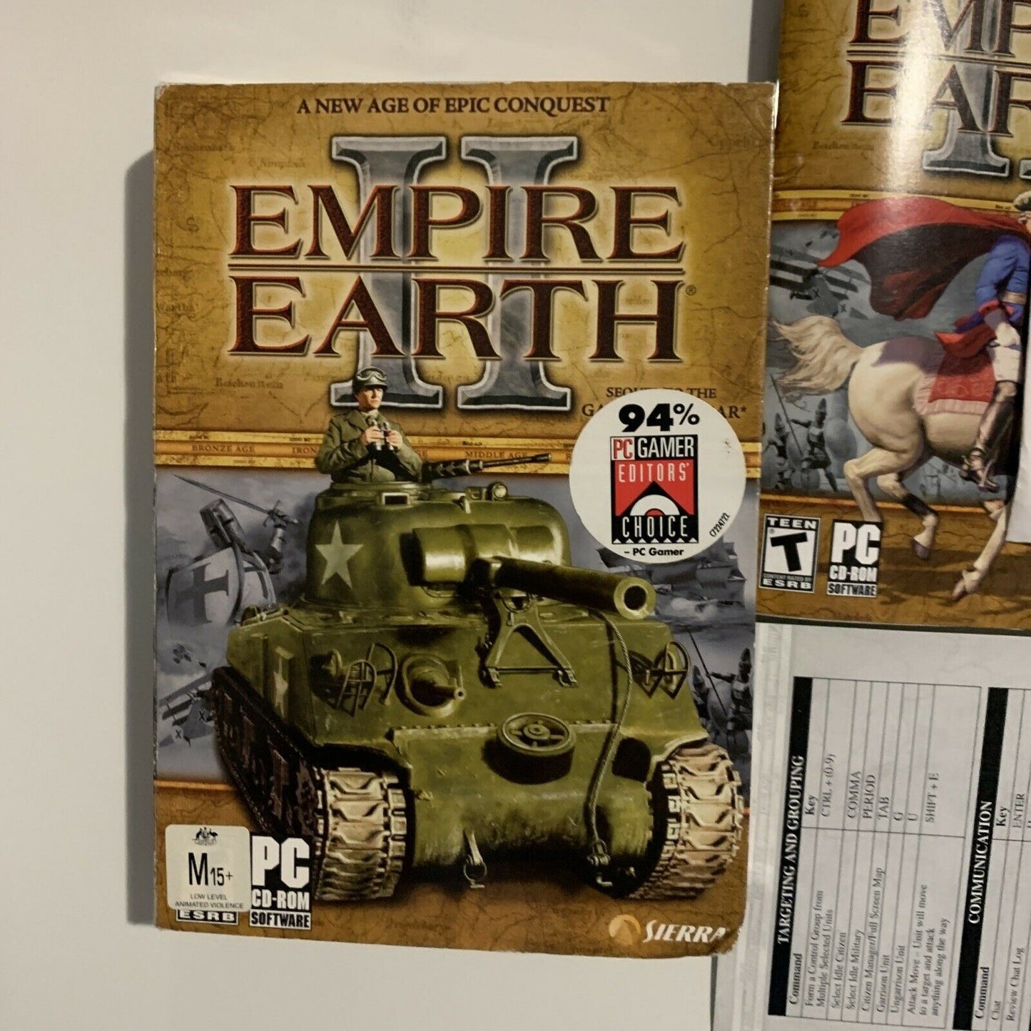 Empire Earth II PC CDROM RTS Game With Manual