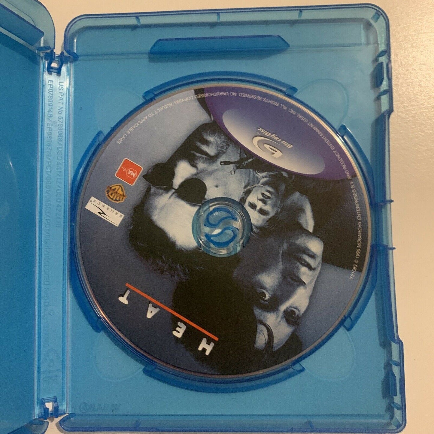 Heat (Bluray, 1995) Al Pacino, Robert De Niro, Val Kilmer. Region B