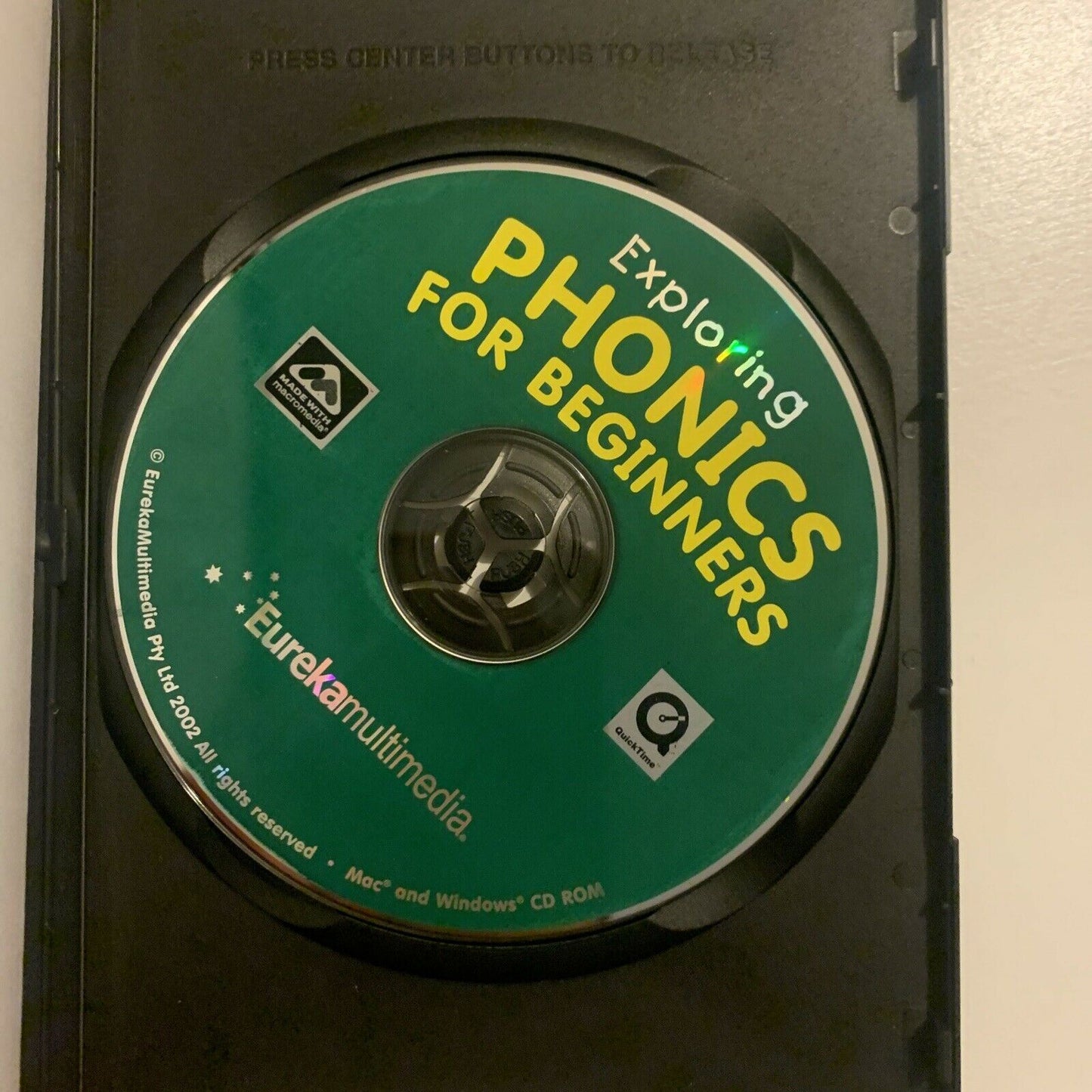 Exploring Phonics 1 For Beginners Ages 4 - 7 - EUREKA - PC & MAC, 2002 CDROM