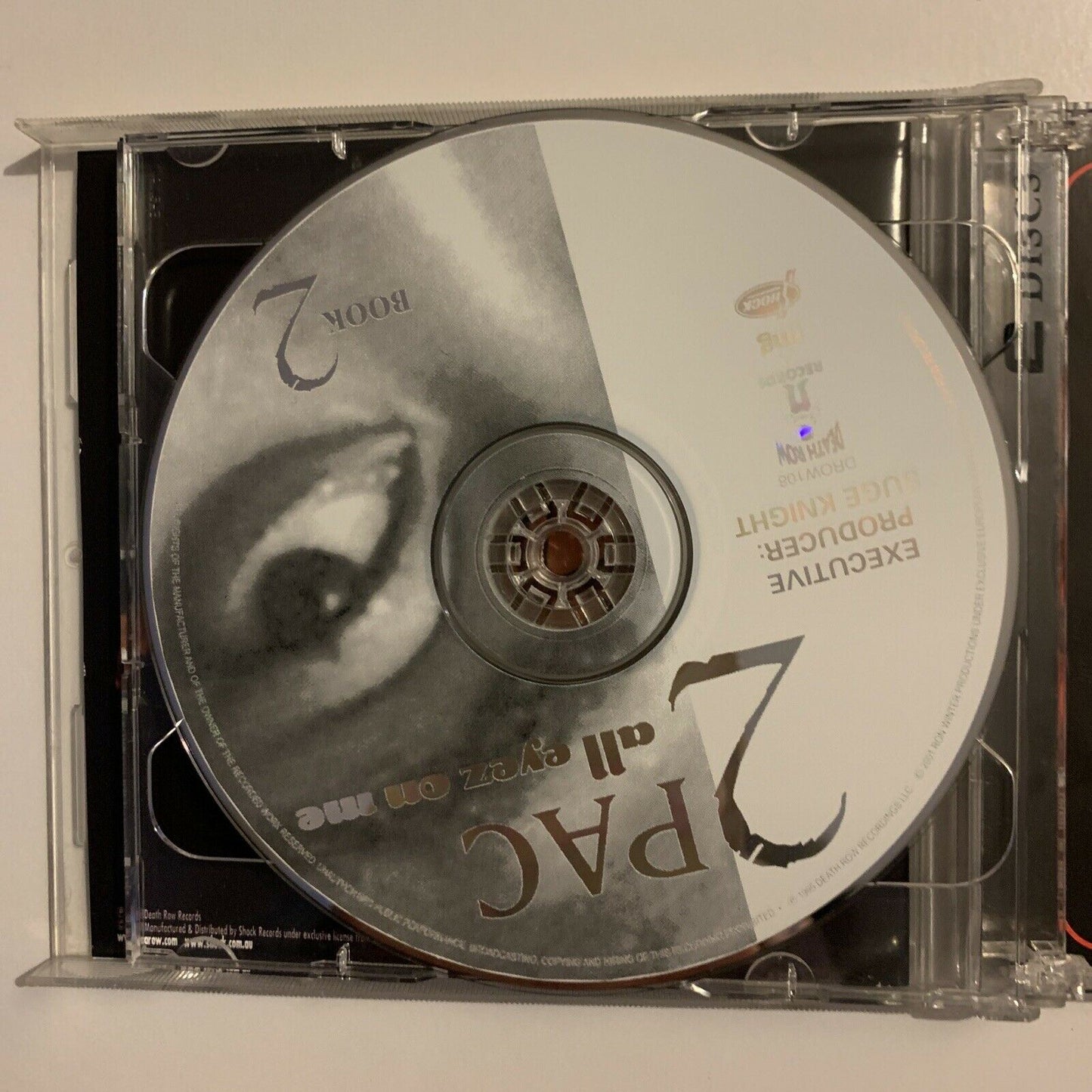 2PAC - All Eyez On Me - Digitally Remastered (CD, 2001, 2-Disc) Enhanced CD