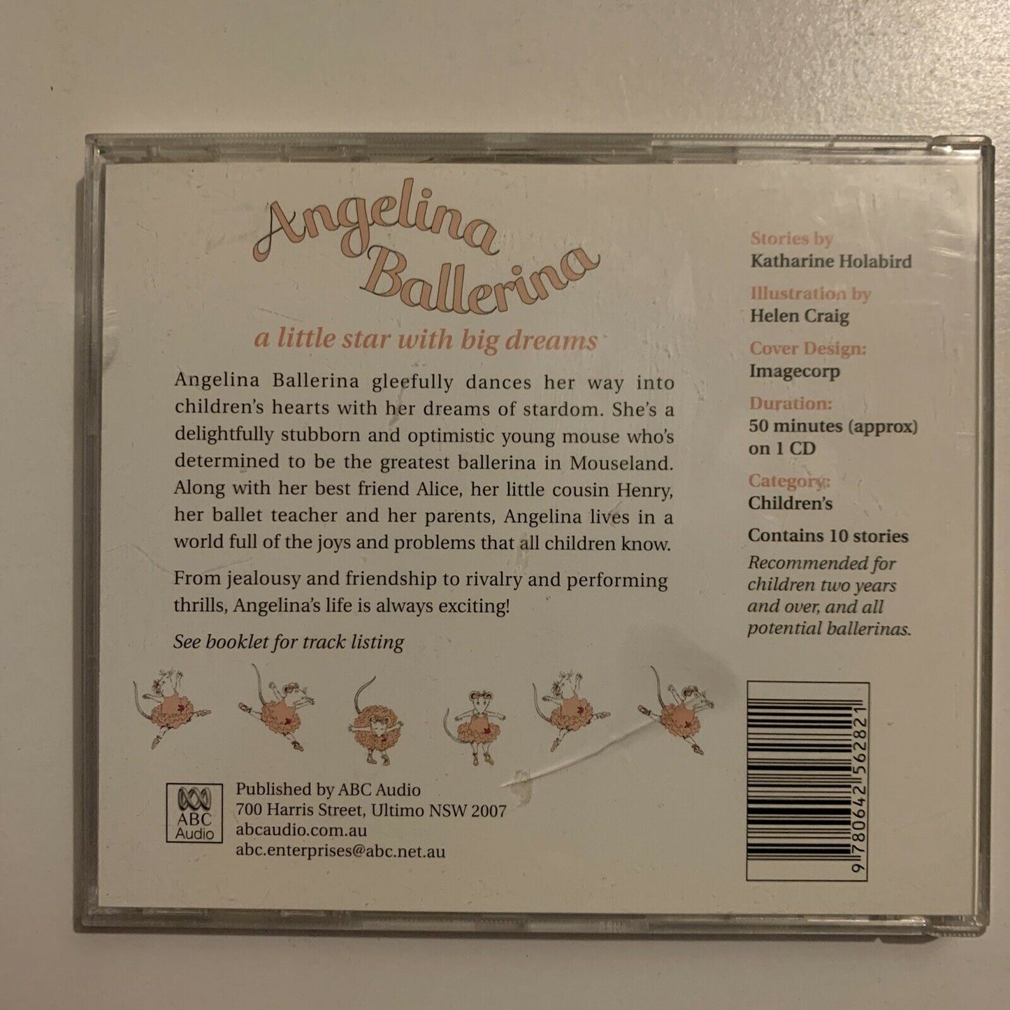 The Angelina Ballerina Story Collection (Audio CD, 2003)