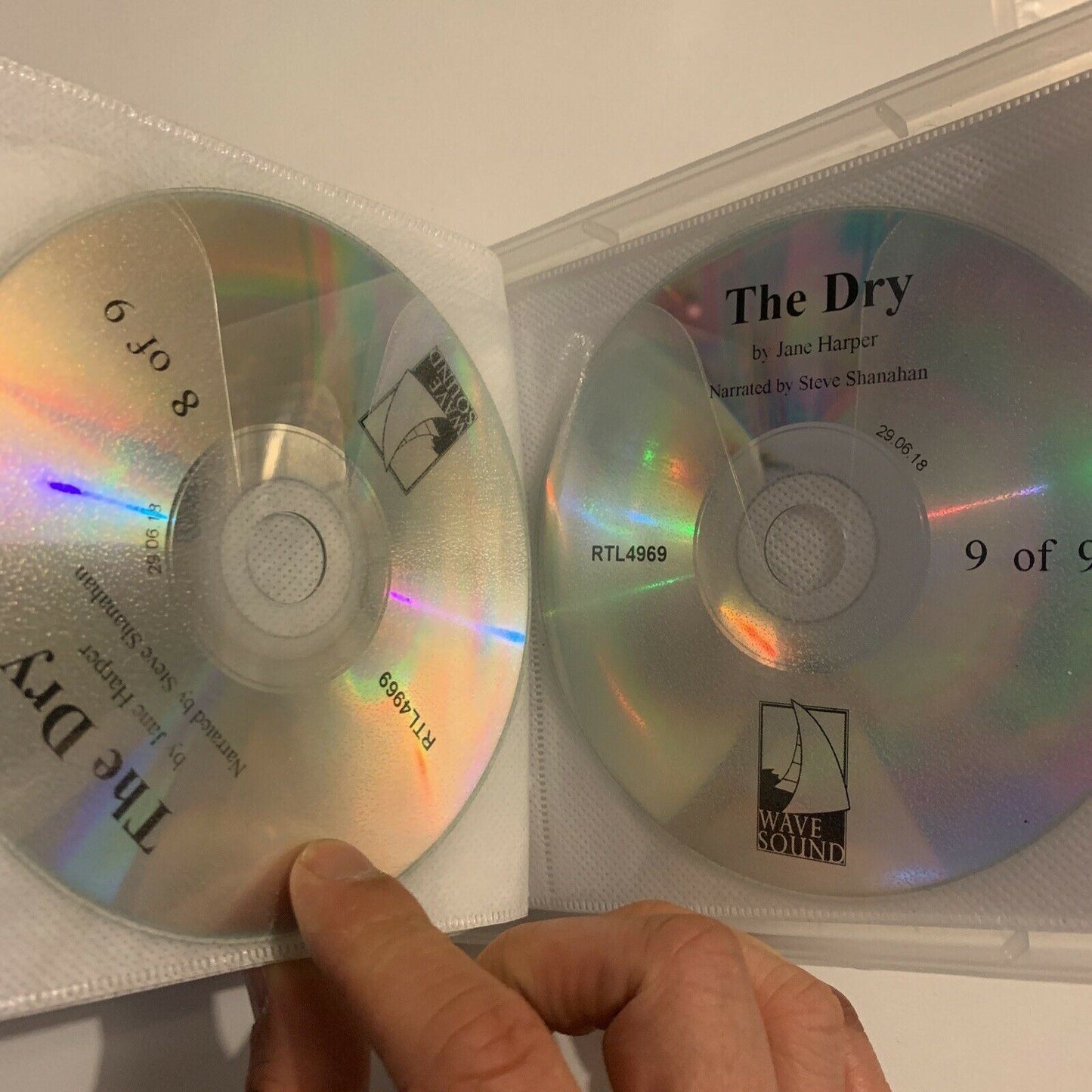 The Dry By Jane Harper - Narrated By Steve Shanahan (Audio CD, 2016, 9-Disc)