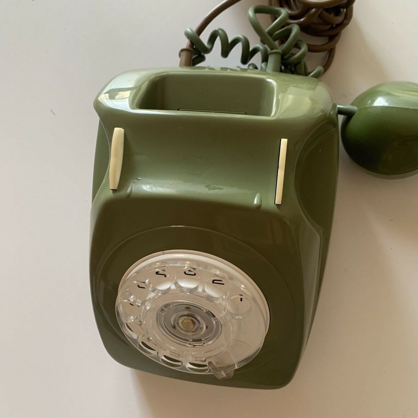 Vintage Green Rotary Landline Telephone Green 1970's Style