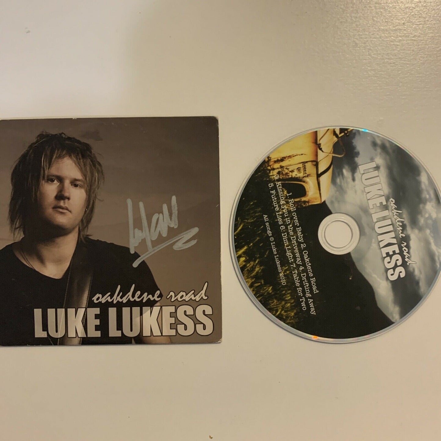 *Autographed Signed* Luke Lukess - Oakdene Road / Time Capsule (CD, 2010)