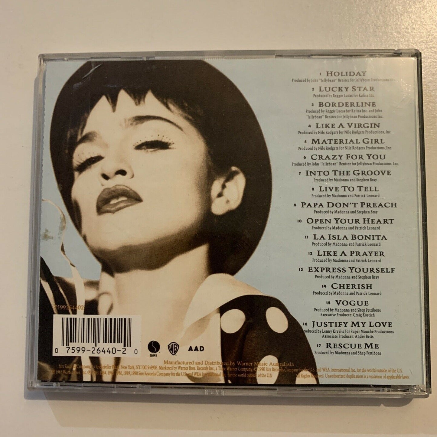 The Immaculate Collection by Madonna - Collector's Limited Edition (CD, 1993)