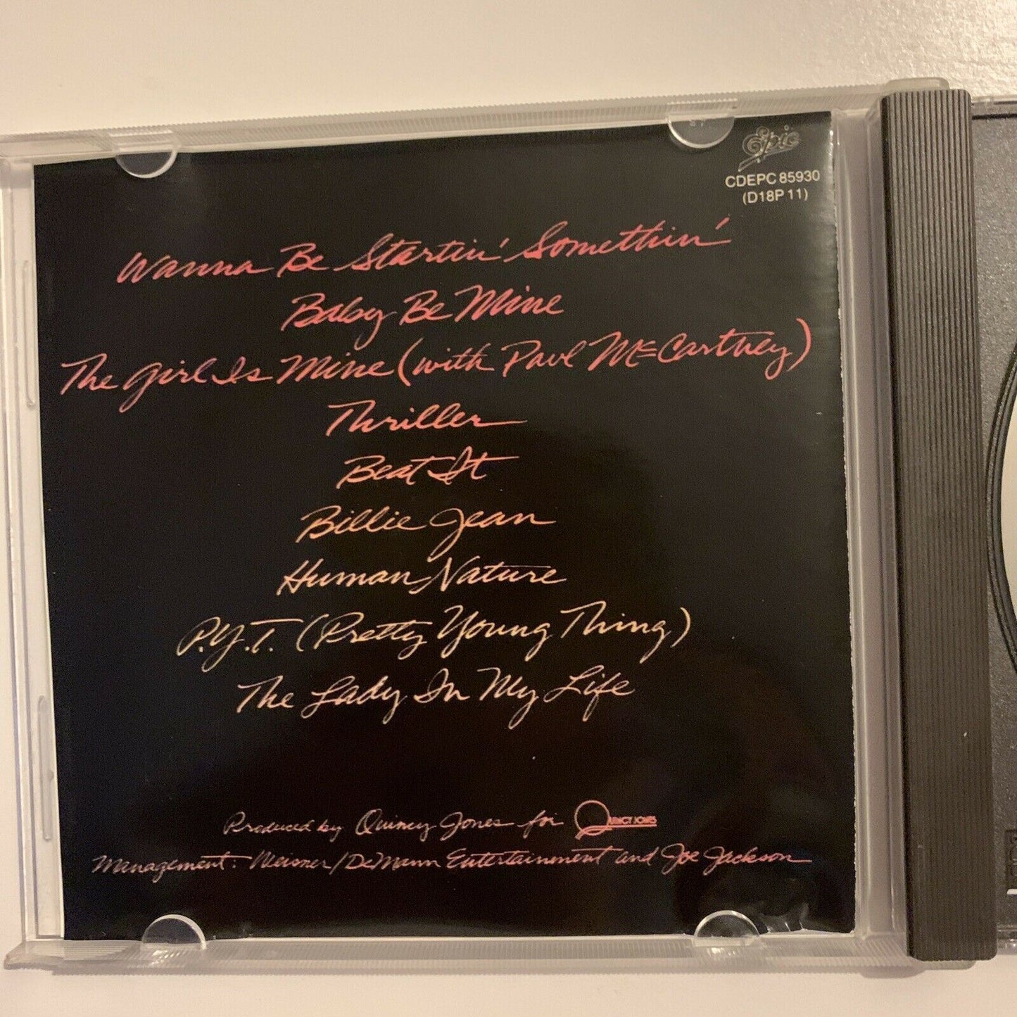 Michael Jackson - Thriller (CD, 1982)