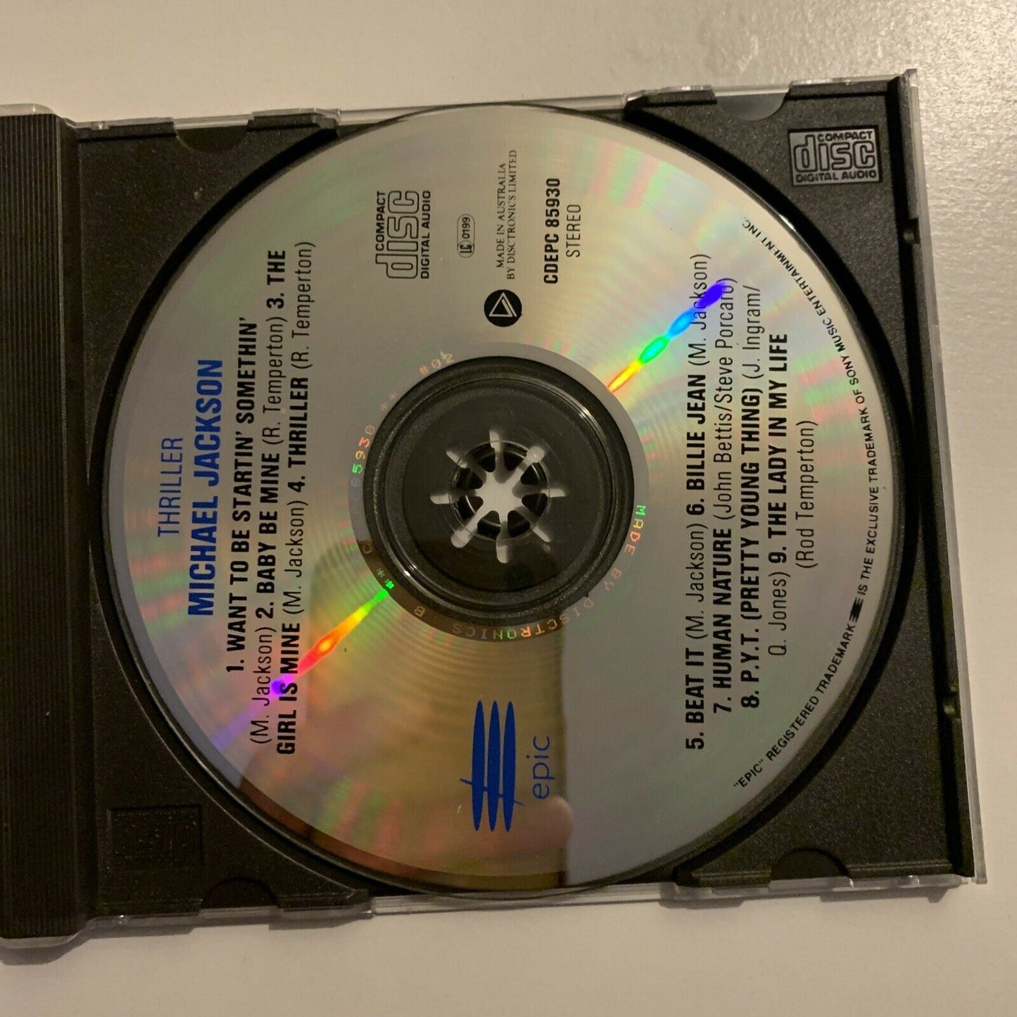 Michael Jackson - Thriller (CD, 1982)