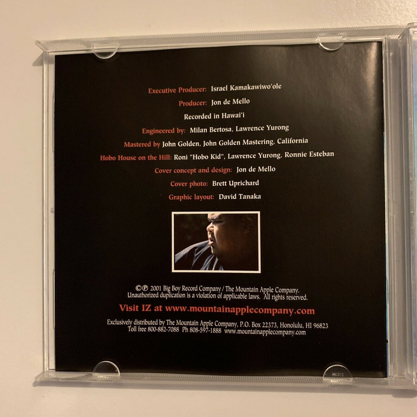 Alone in IZ World by Israel Kamakawiwo'ole (CD, Sep-2001, BigBoy Records...