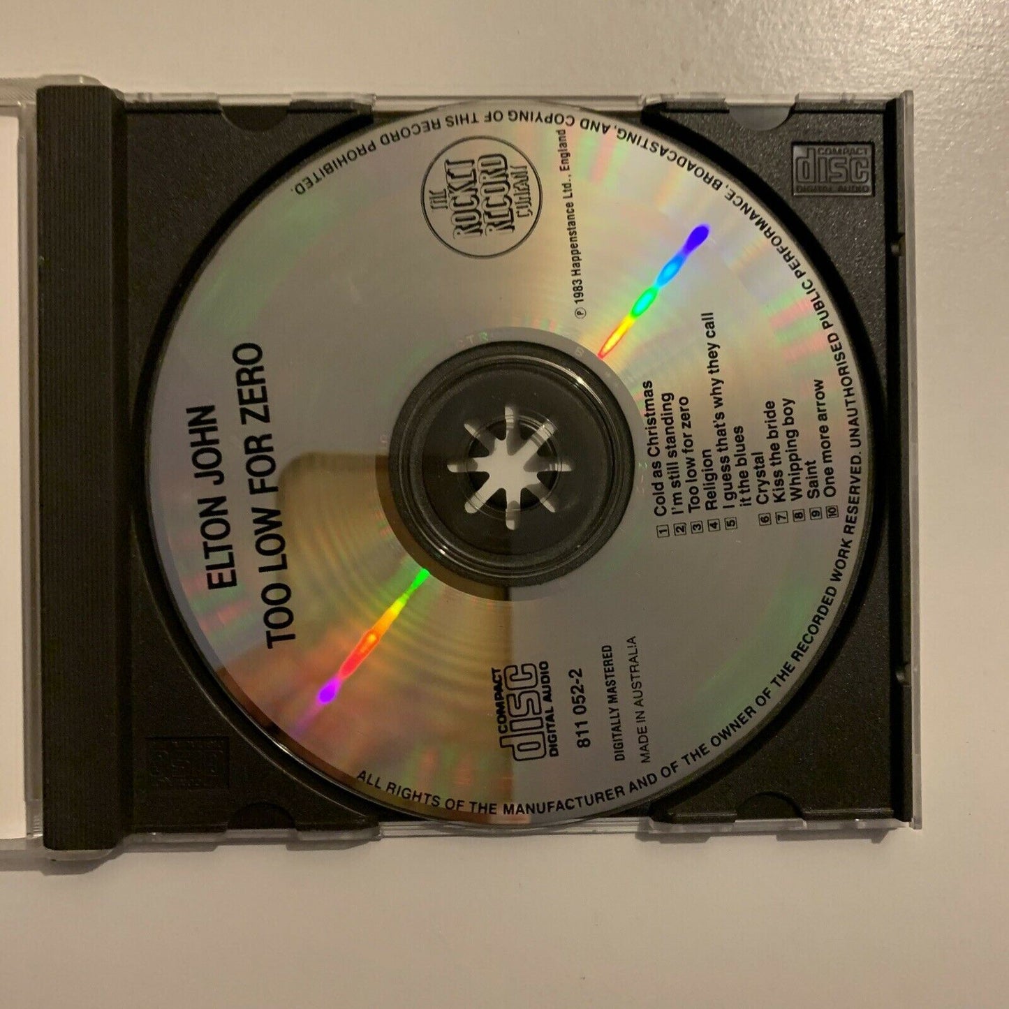 Elton John – Too Low For Zero (CD, 1983)