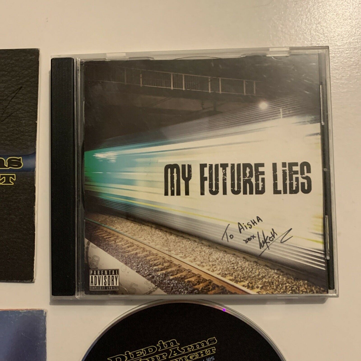 *Autographed* My Future Lies: My Future Lies & Died In Your Arms Tonight CD
