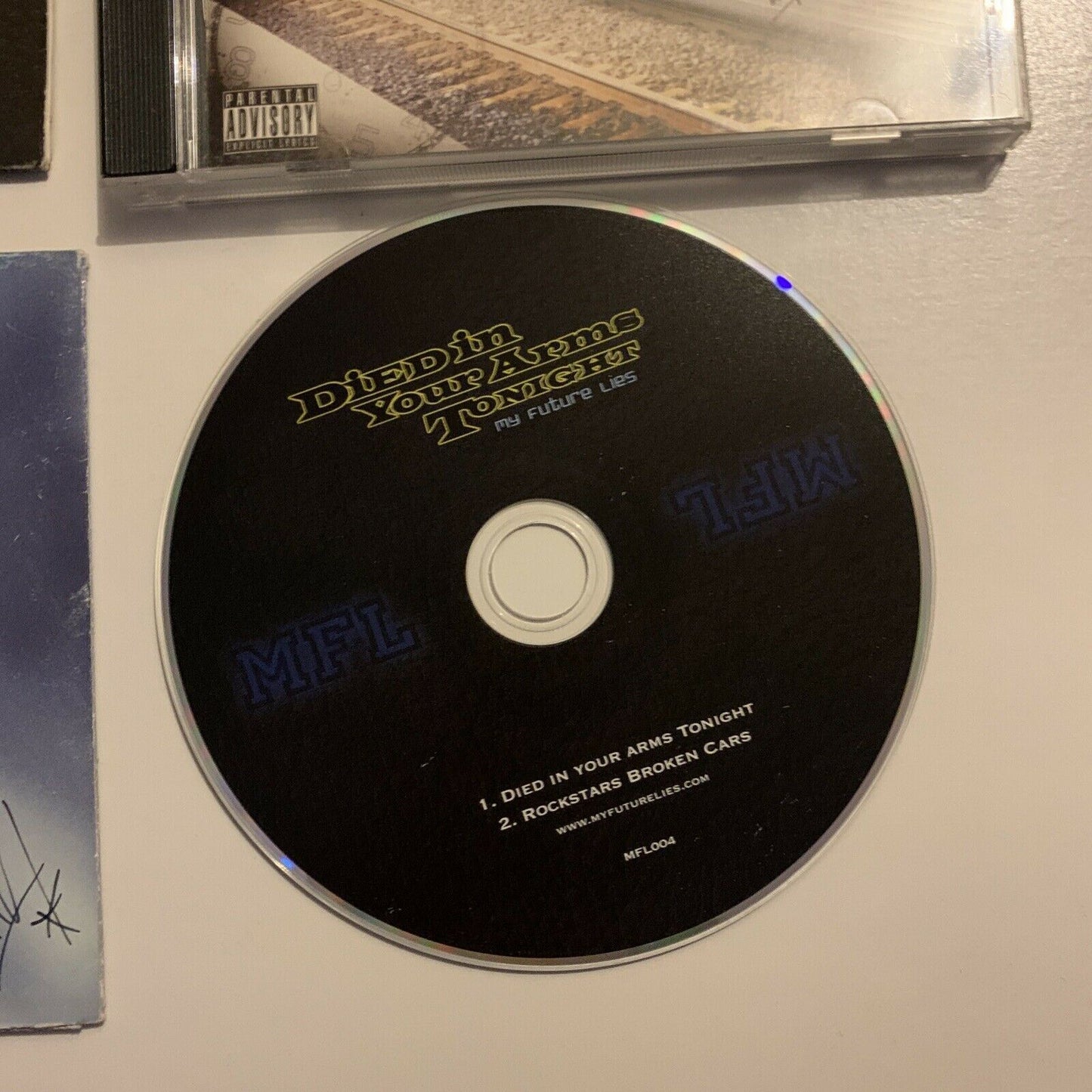 *Autographed* My Future Lies: My Future Lies & Died In Your Arms Tonight CD