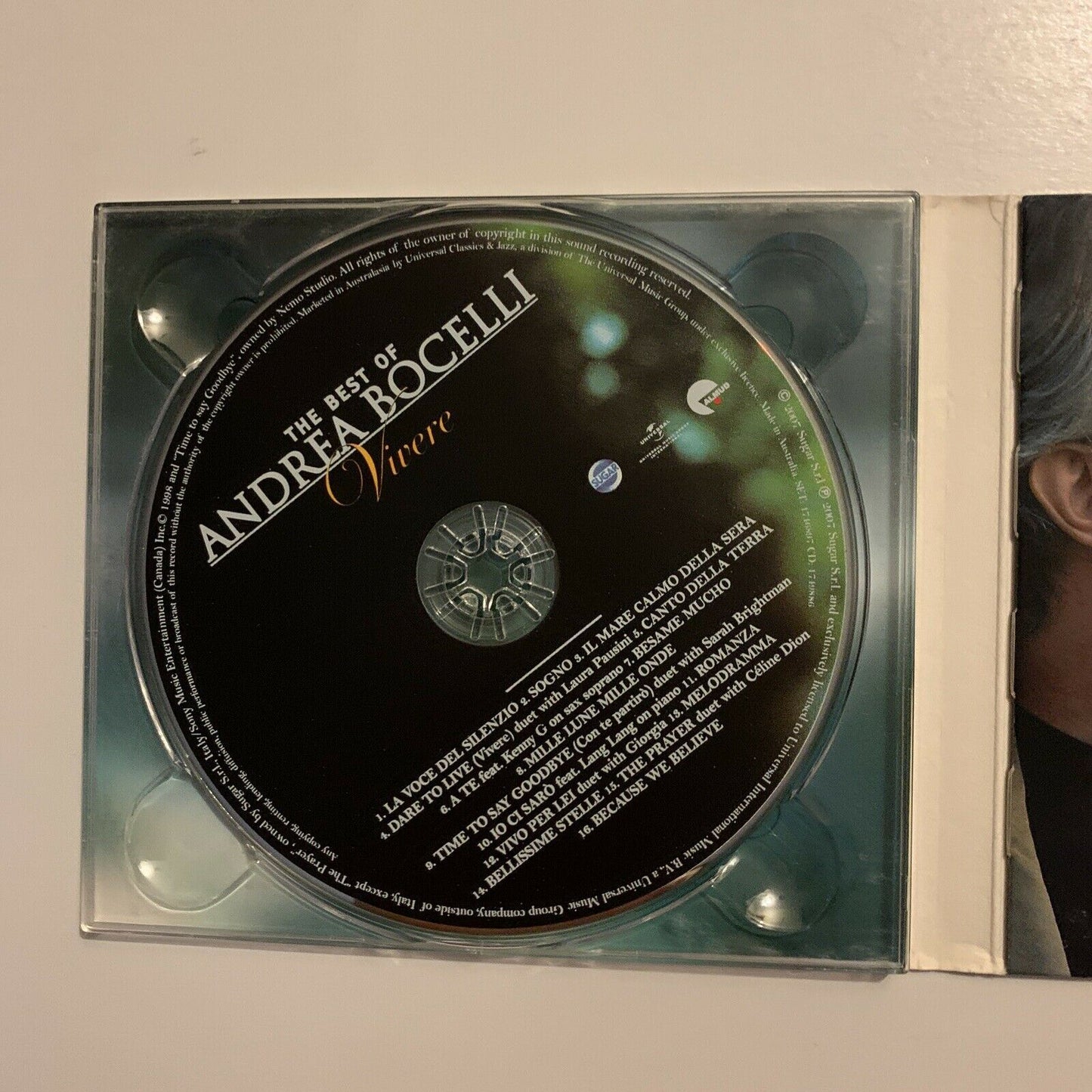 Best of Andrea Bocelli: Vivere - Deluxe Edition (DVD + CD, 1997)