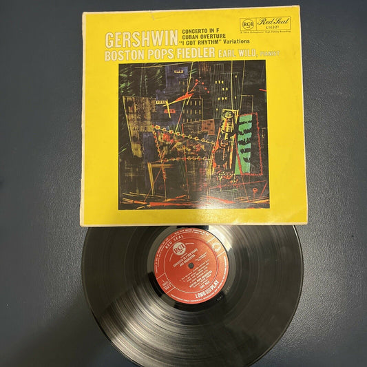Gershwin Concerto In F - I Got Rhythm Variations - Boston Pops/Fielder Vinyl