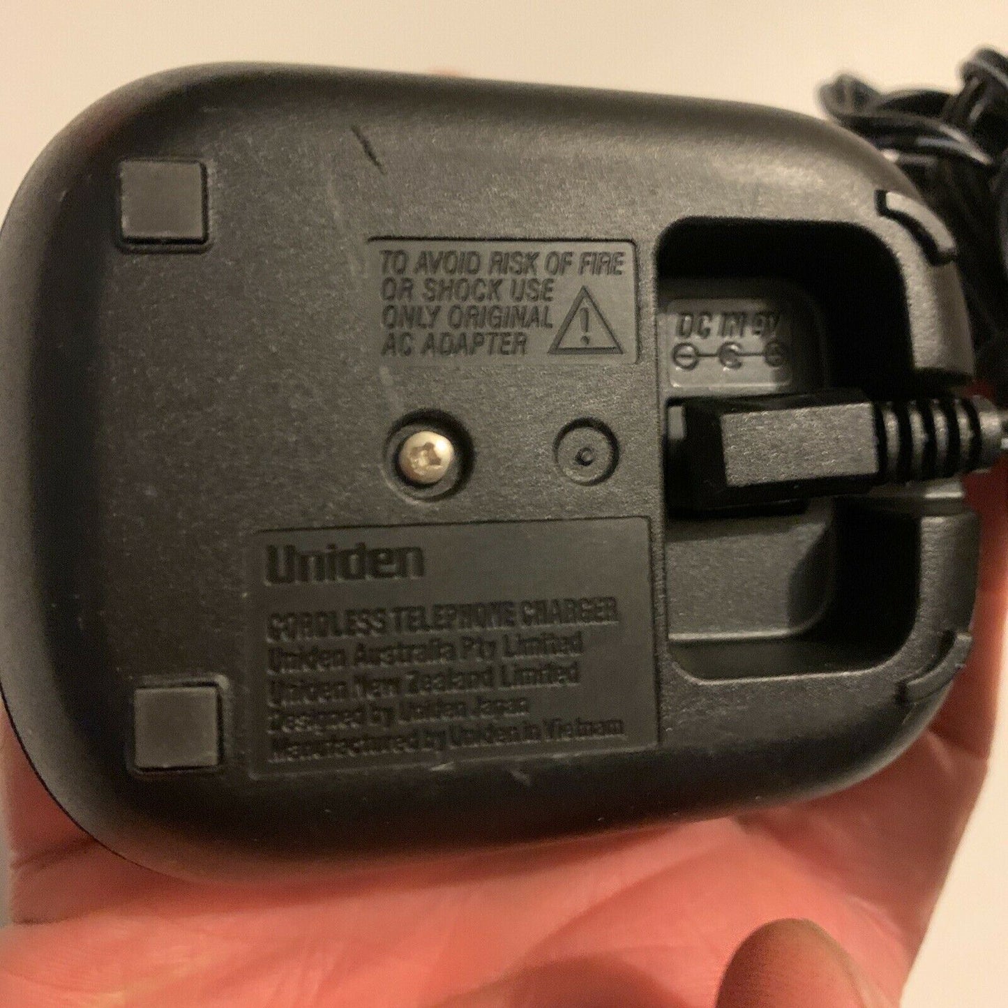 Uniden Cordless Telephone Charger With AC Adapter AAD-600S(M)