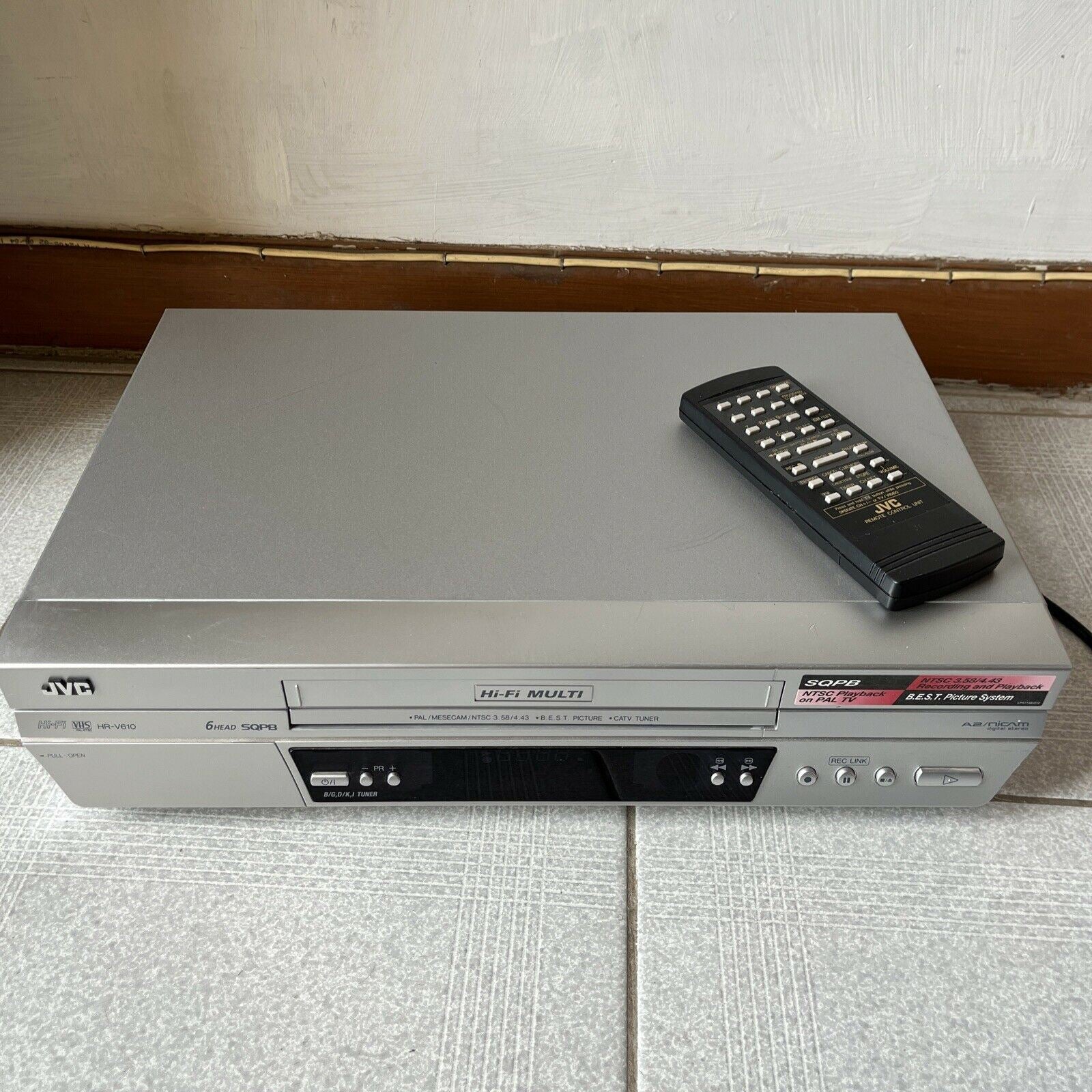 JVC HR-XV3E VHS VCR Recorder DVD Player Combi India